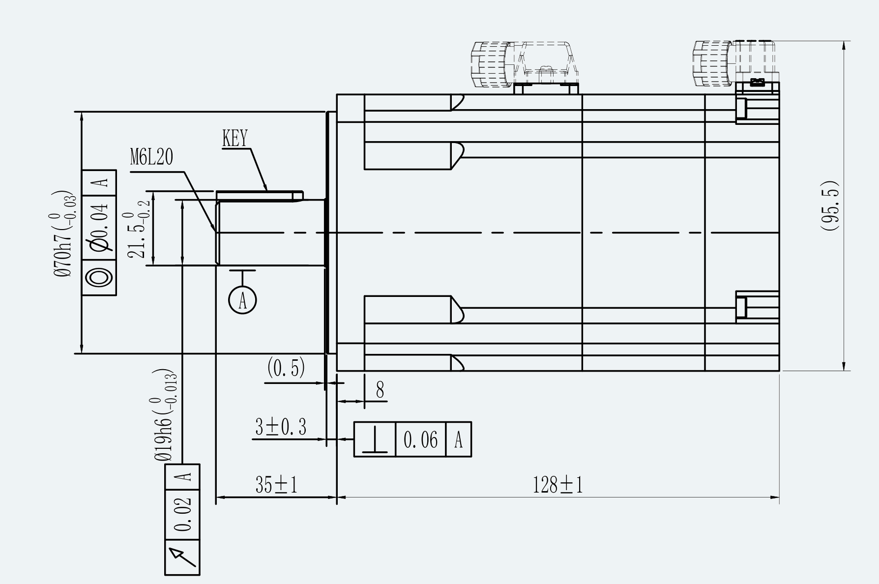 Mechanical View 2 for ES-SM-A03-080D-T2P39NM-750W-002