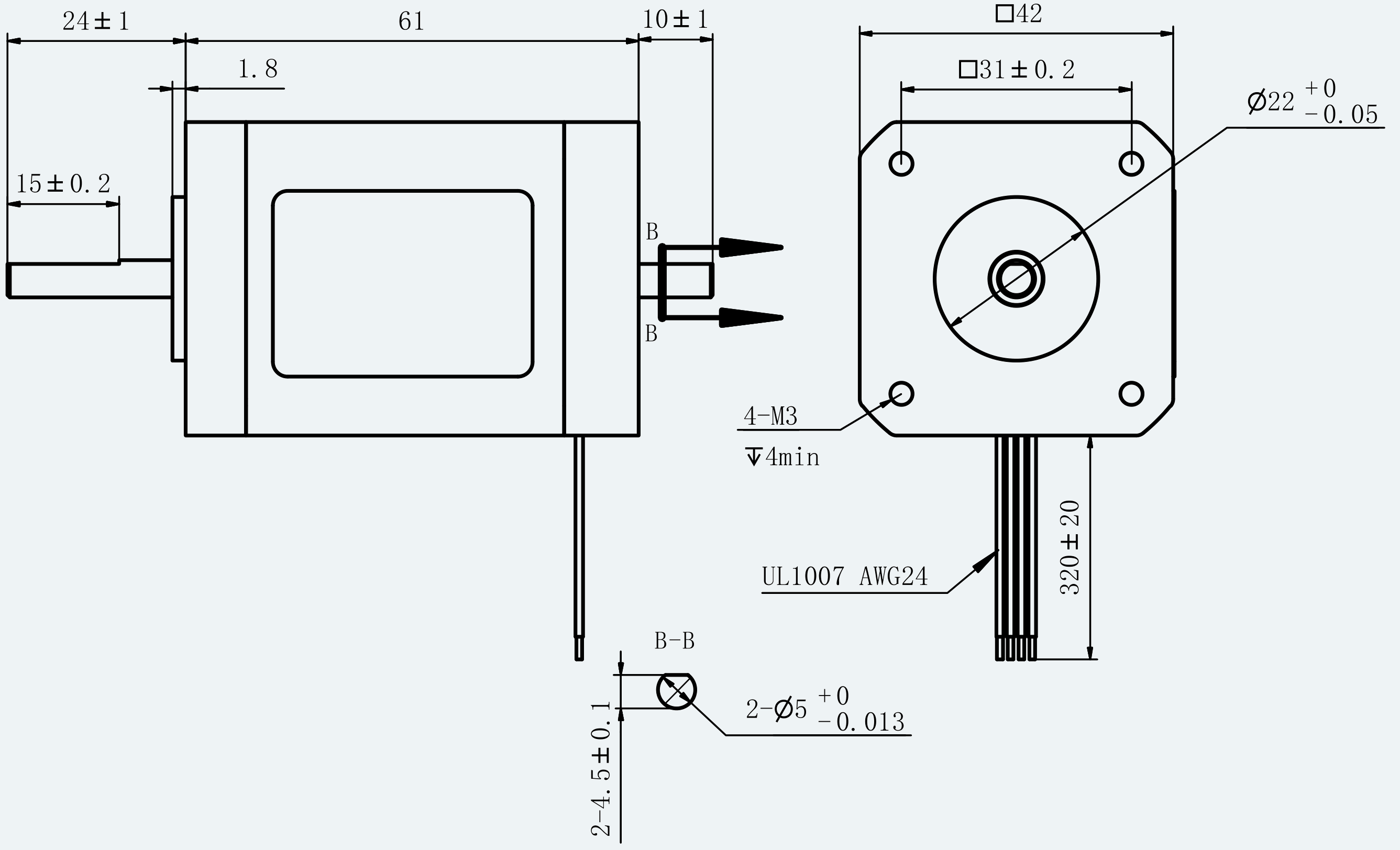 Mechanical View 1 for ES-ST-17H2061-200-4BL