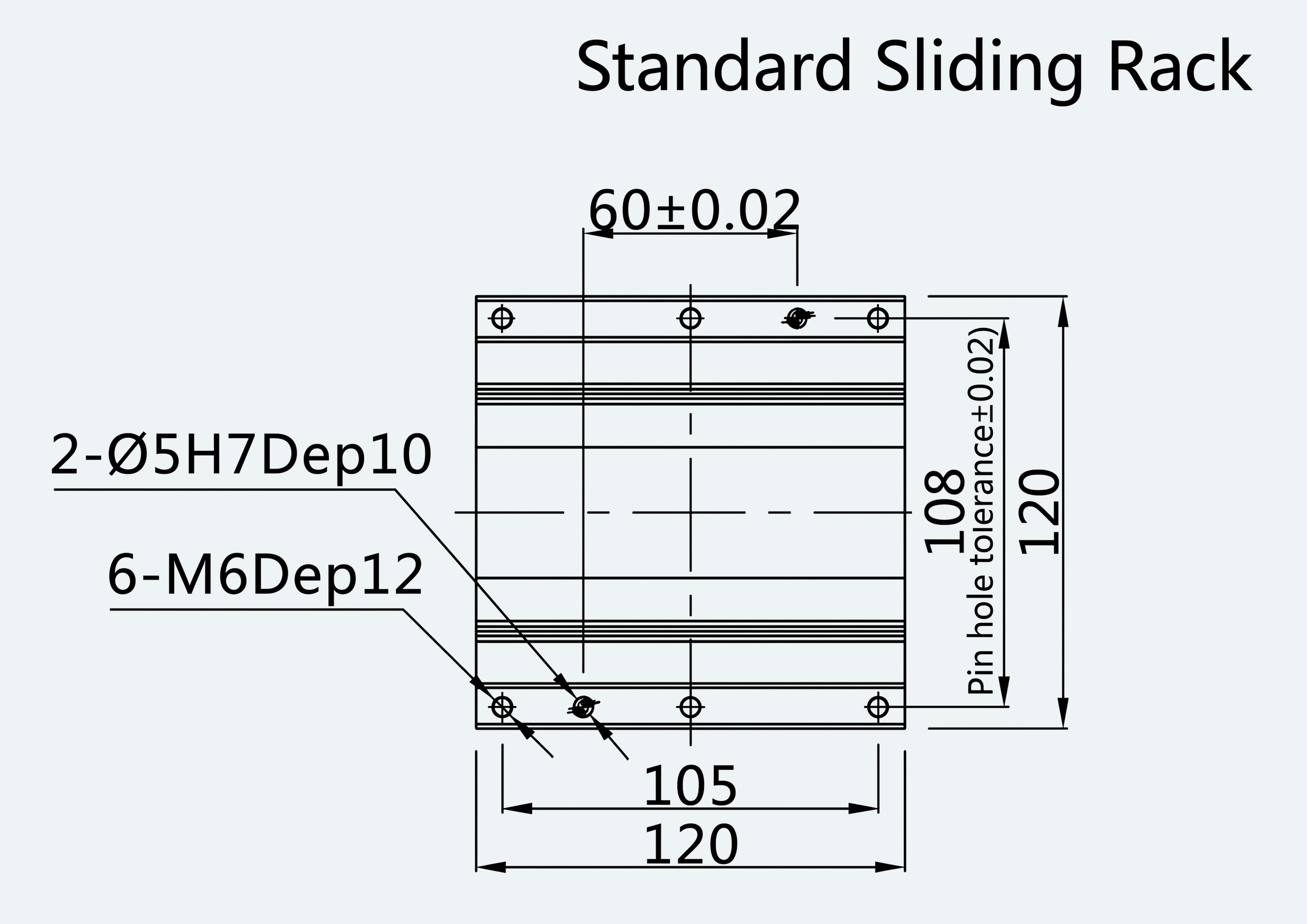 Mechanical View 2 for ES-LM-BS54-S0100-L016-MI01-M001