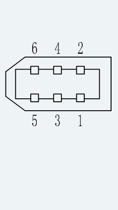 Feedback Connector Pinout for ES-SM-A01-060S-T0P64NM-200W-003