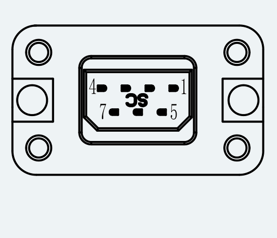 Feedback Connector Pinout for ES-SM-A03-060S-T0P64NM-200W-002