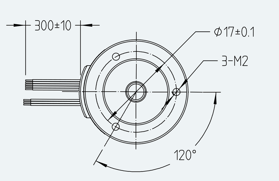 Mechanical View 2 for ES-DC-SL02-M001