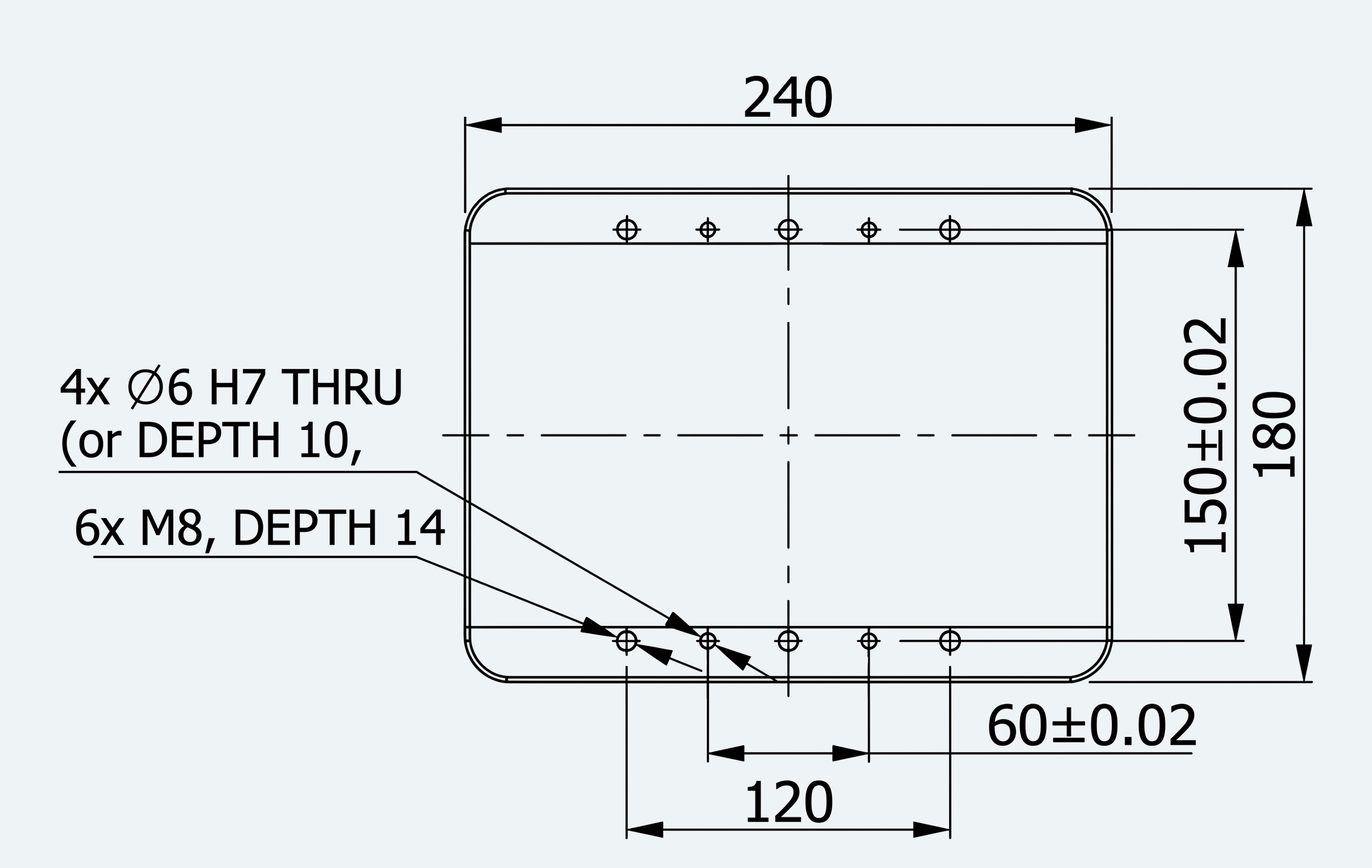 Mechanical View 2 for ES-LM-BS41-S0100-LREQ-MI01-M001