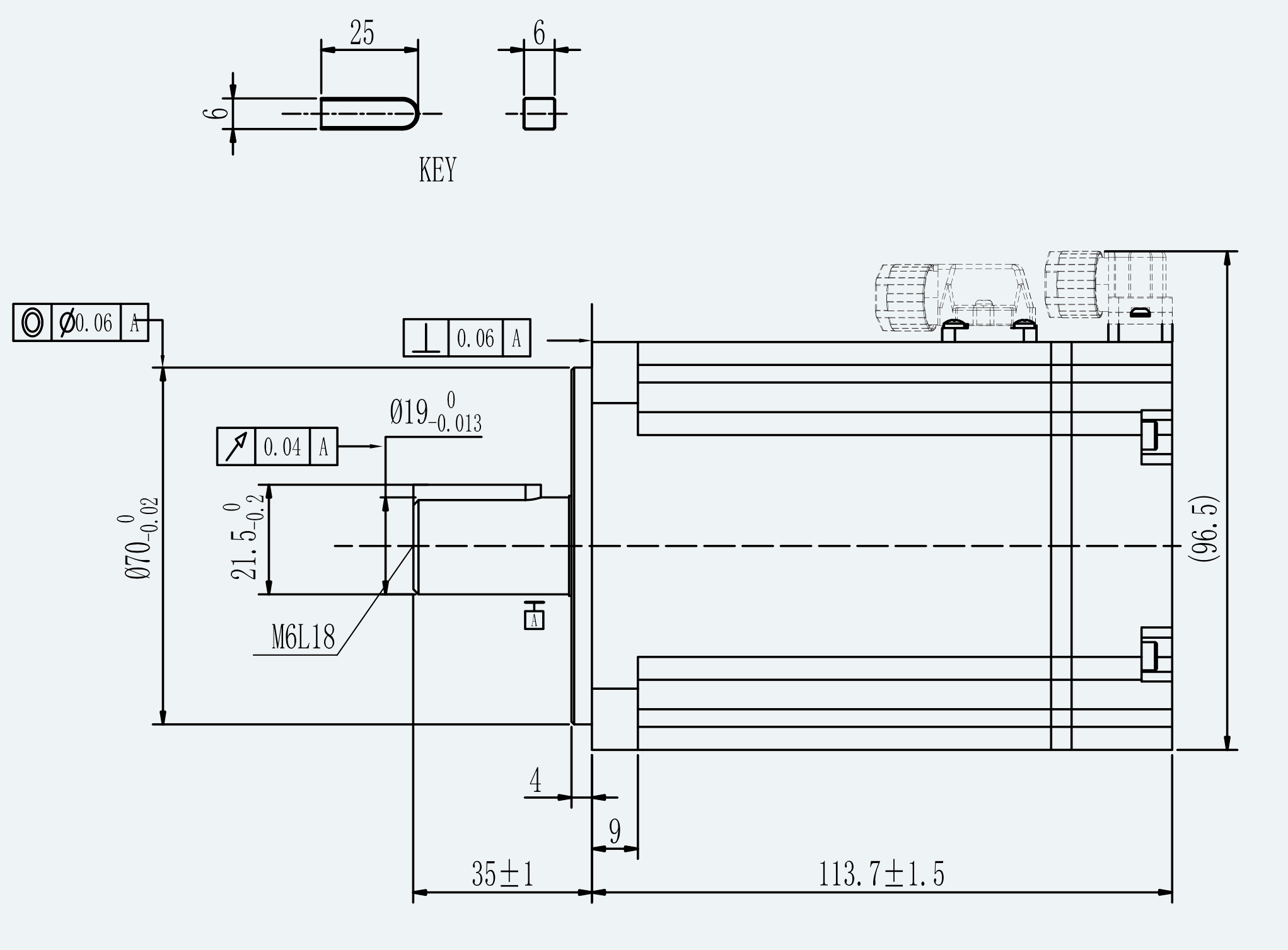 Mechanical View 1 for ES-SM-A03-080S-T3P18NM-1000W-003