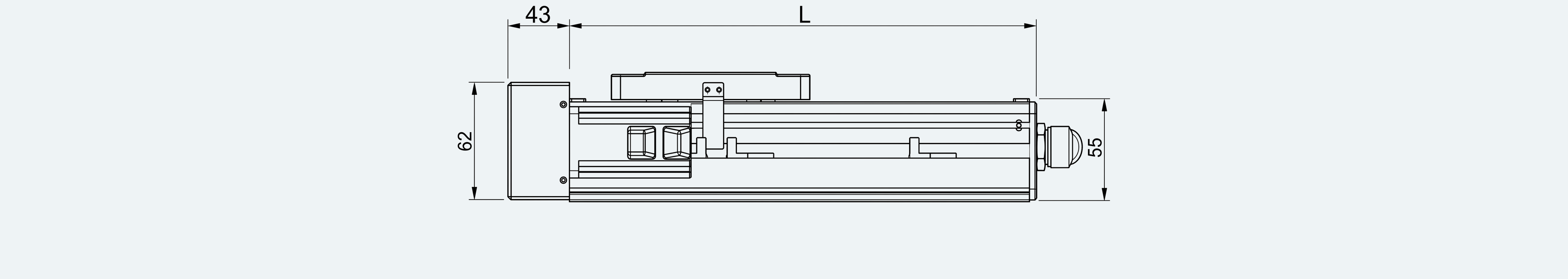 Mechanical View 3 for ES-LM-BS30-S0100-LREQ-MI01-M001