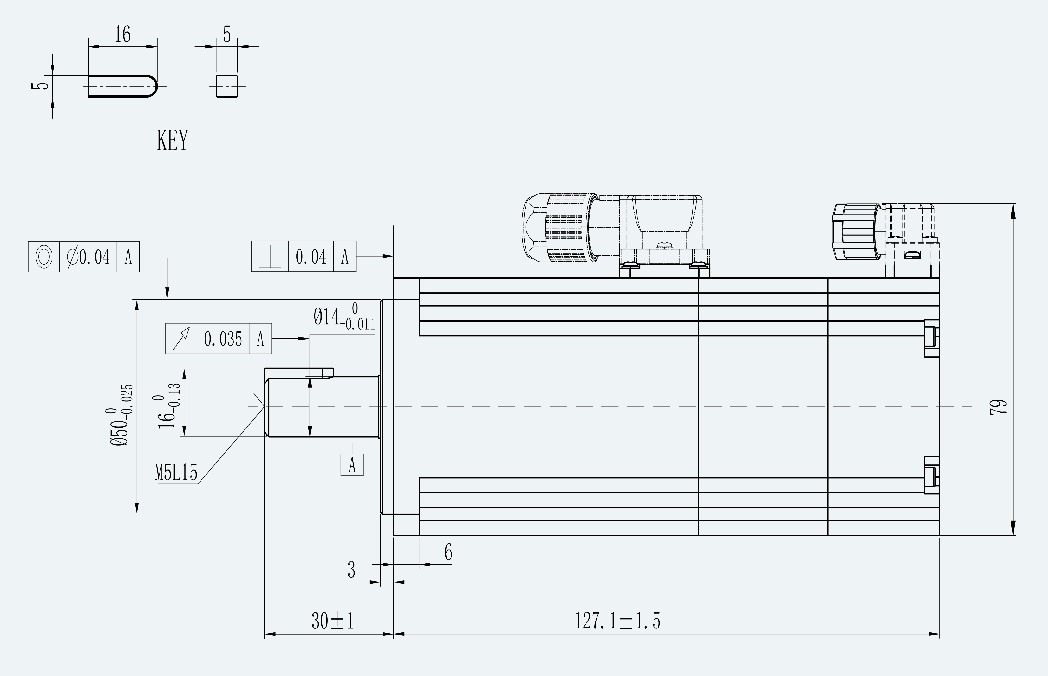 Mechanical View 1 for ES-SM-A03-060S-T1P27NM-400W-004