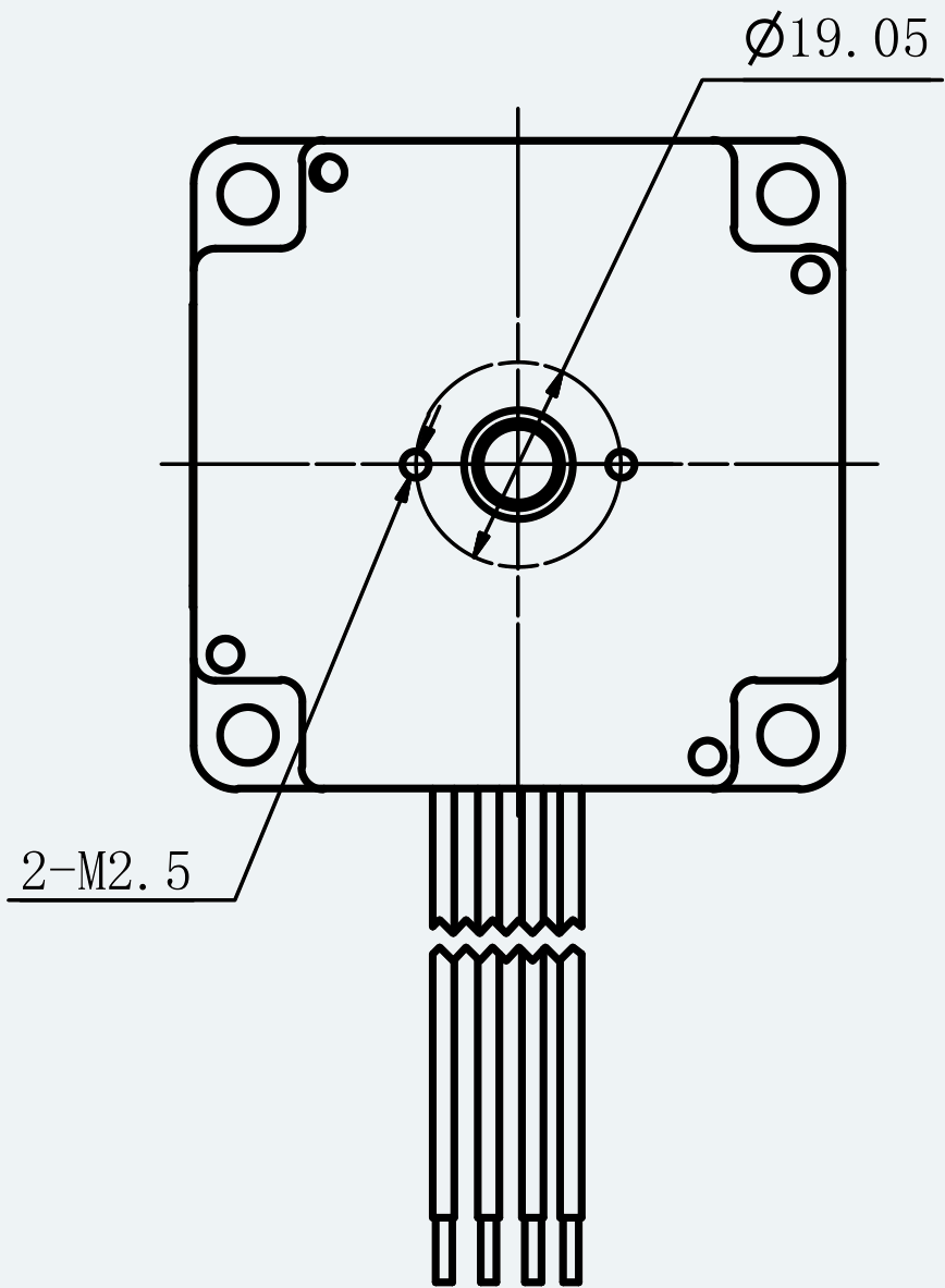 Mechanical View 2 for ES-ST-24H2068-400-4BL