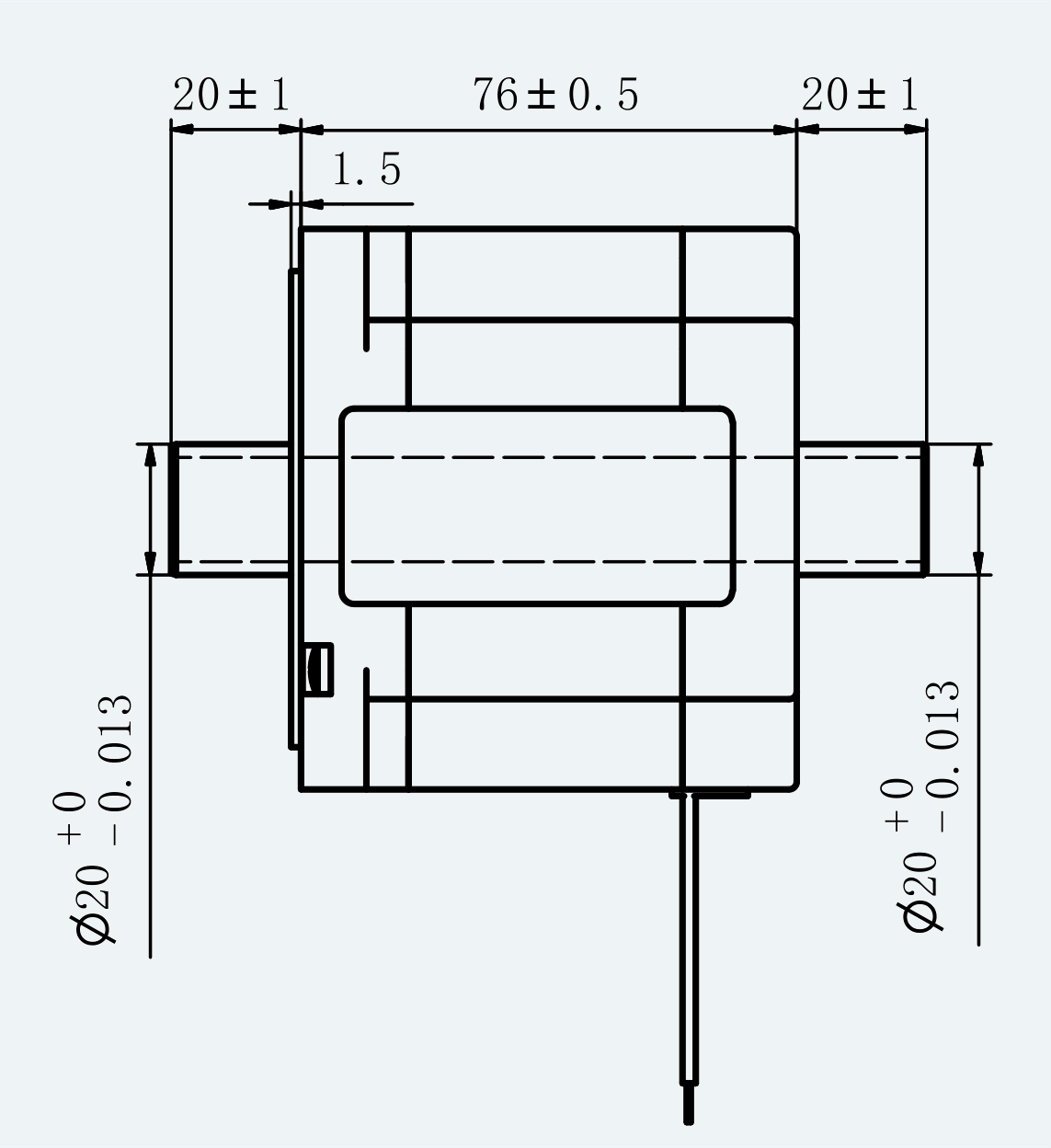 Mechanical View 2 for ES-ST-34HS2076-4D-300
