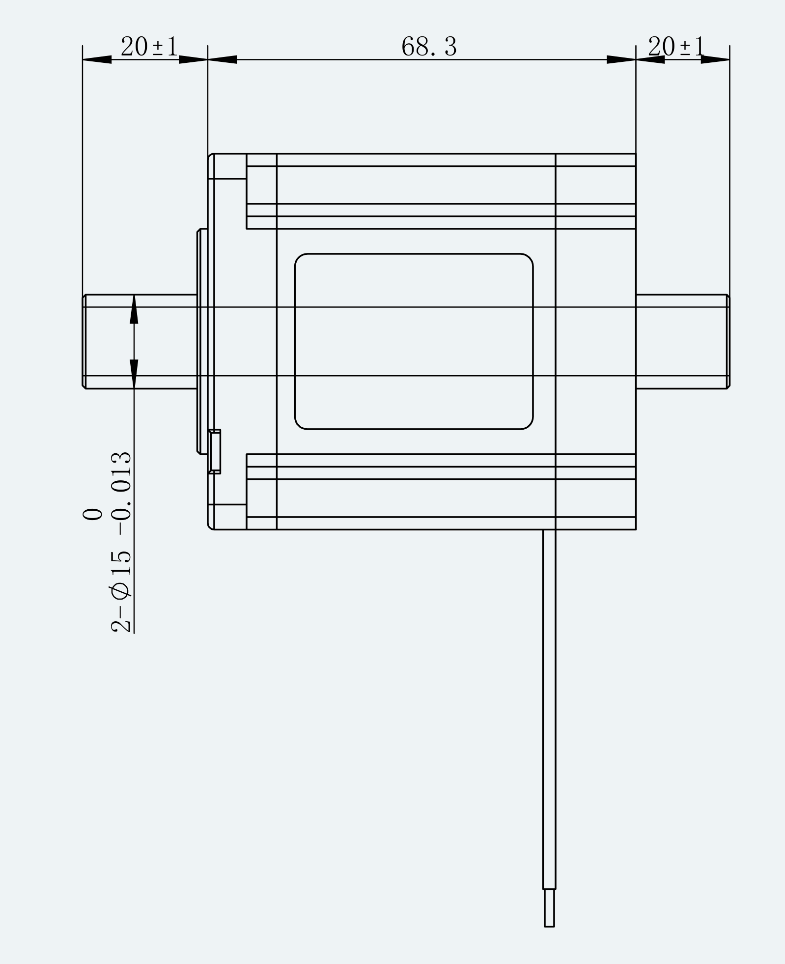 Mechanical View 1 for ES-ST-24HS2068-4D-400