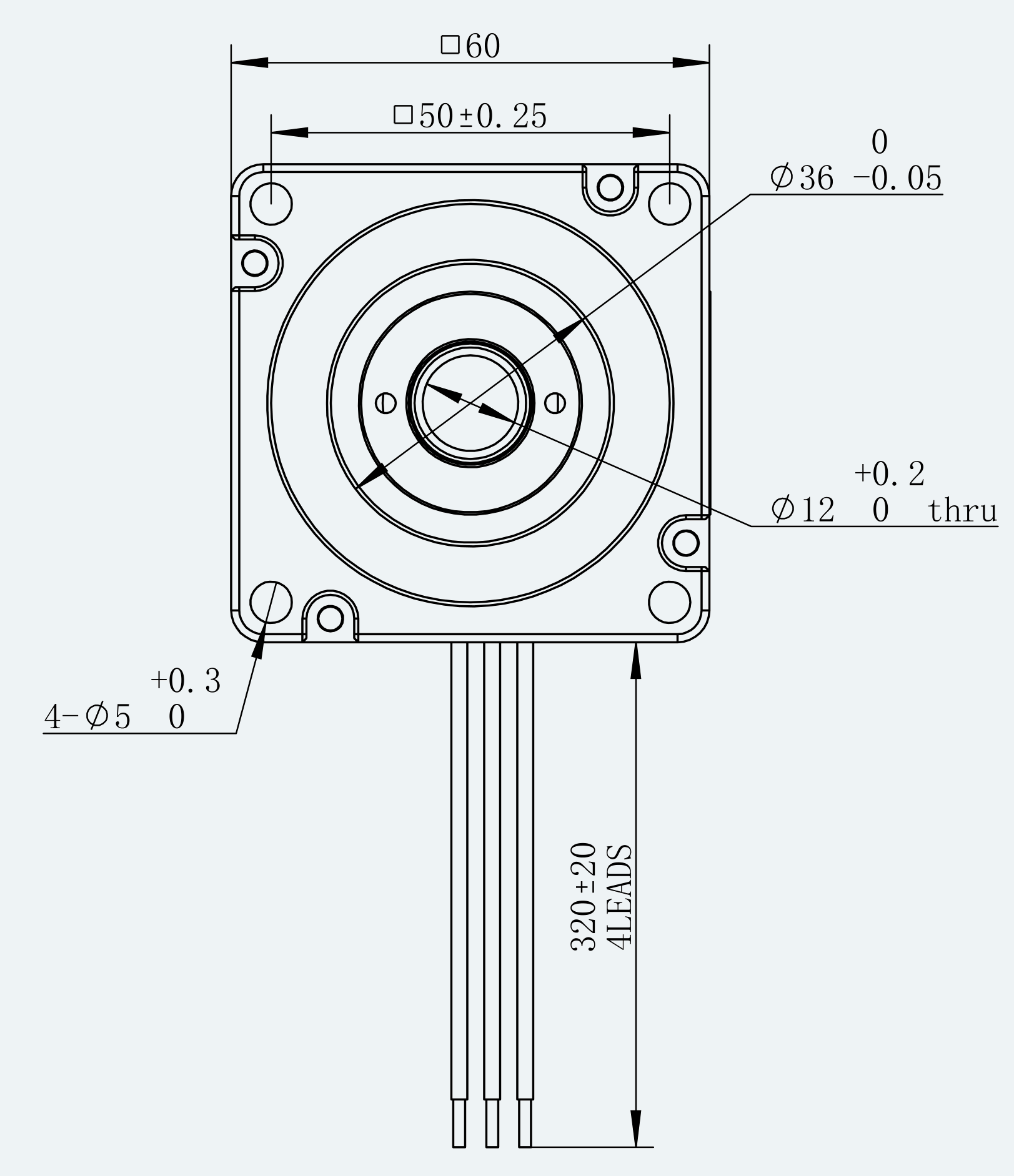 Mechanical View 2 for ES-ST-24HS2068-4D-400