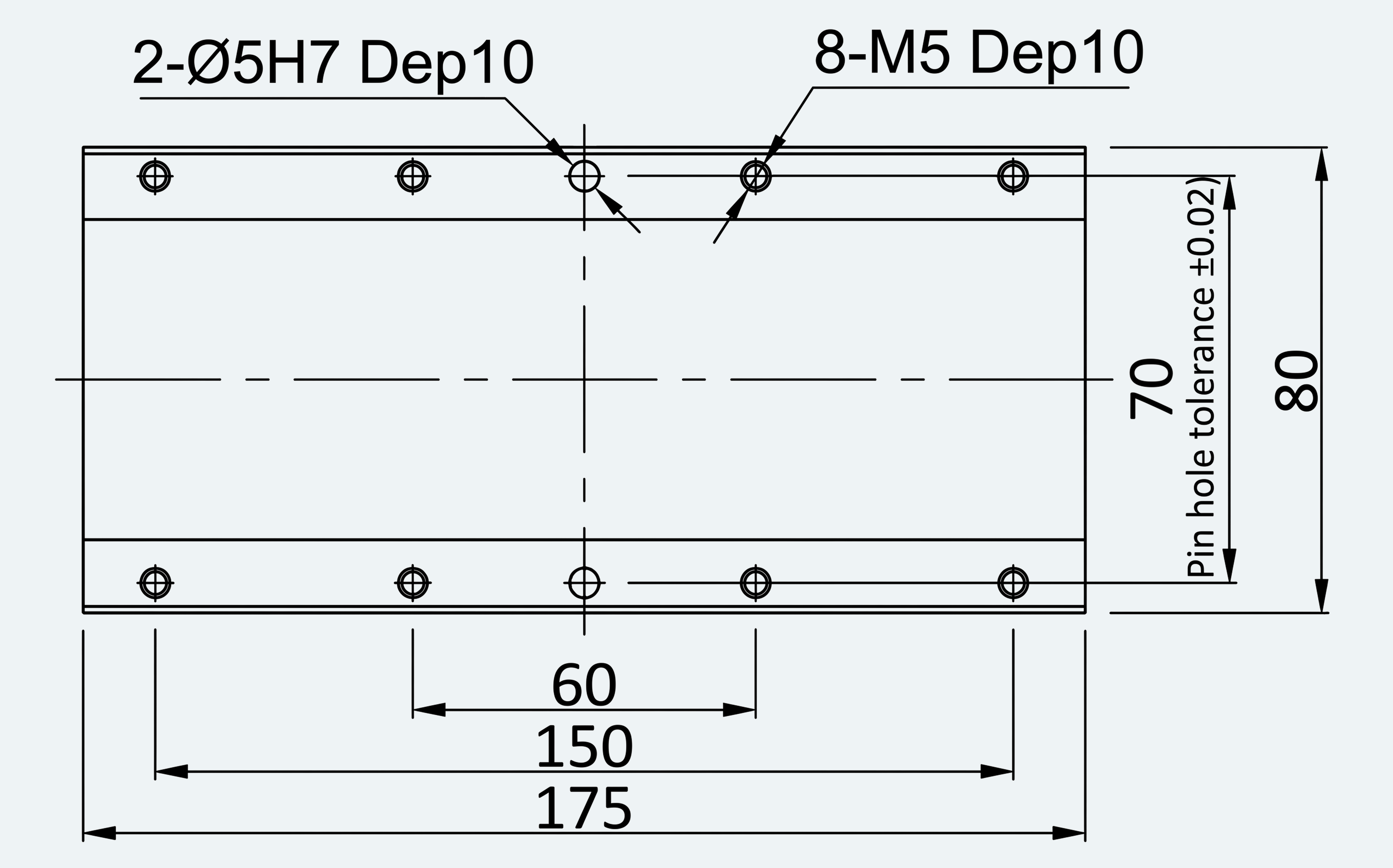 Mechanical View 6 for ES-LM-BS48-S0100-L016-MI01-M001