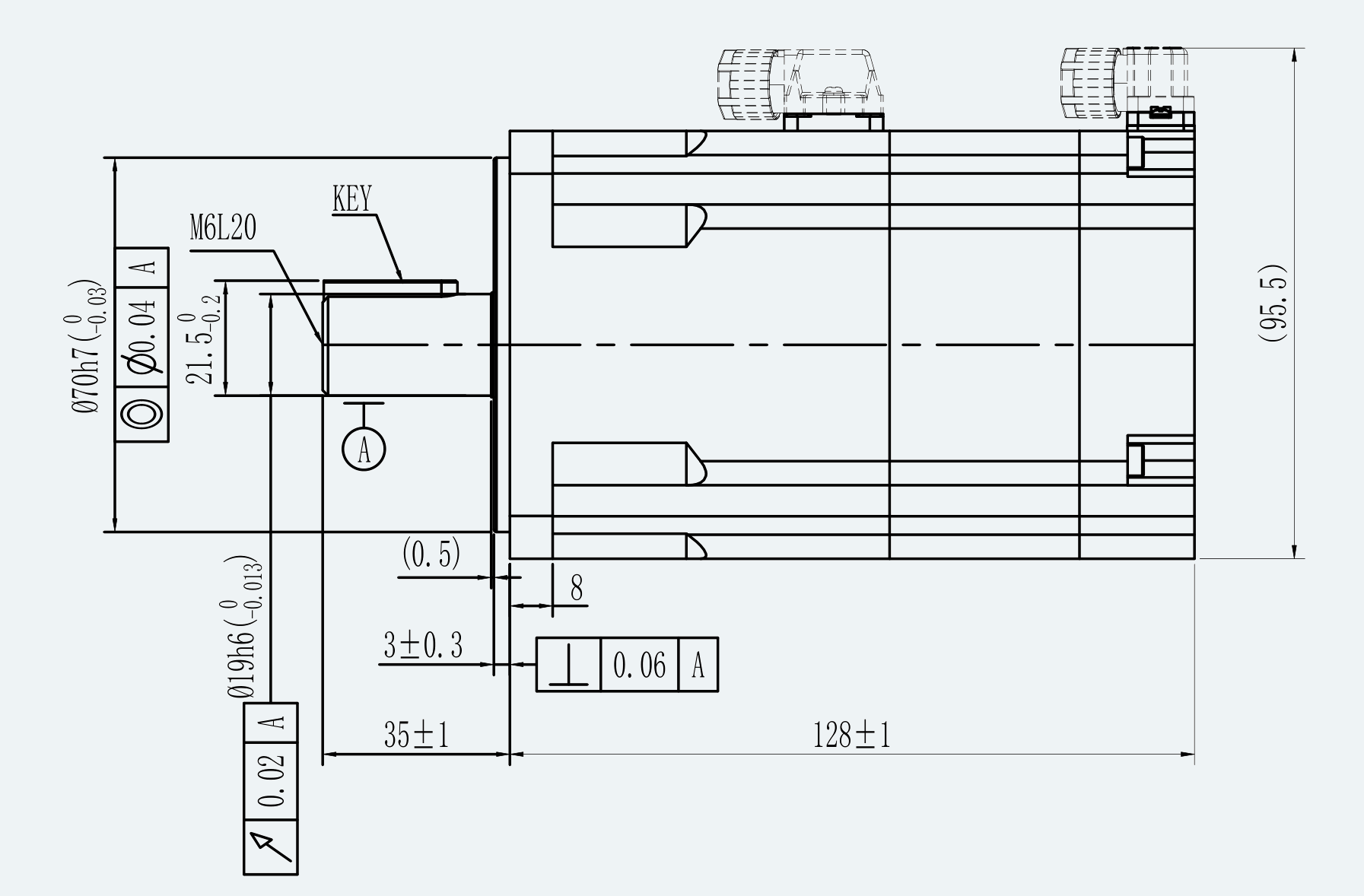 Mechanical View 2 for ES-SM-A03-080D-T2P39NM-750W-004