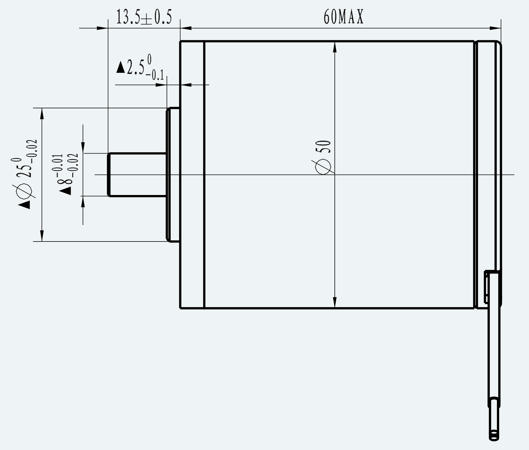 Mechanical View 1 for ES-DC-IC02-M001