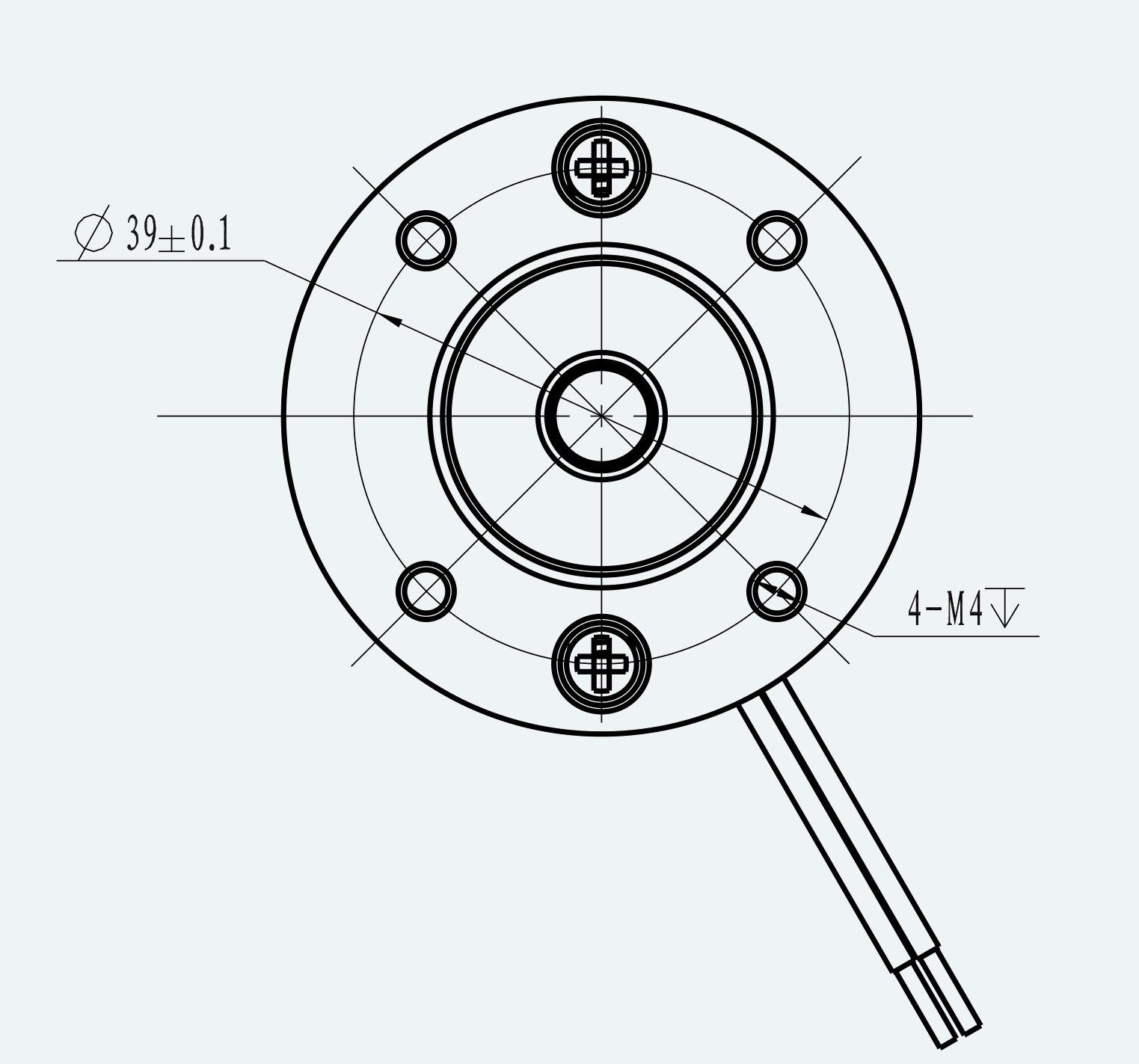 Mechanical View 2 for ES-DC-IC02-M001