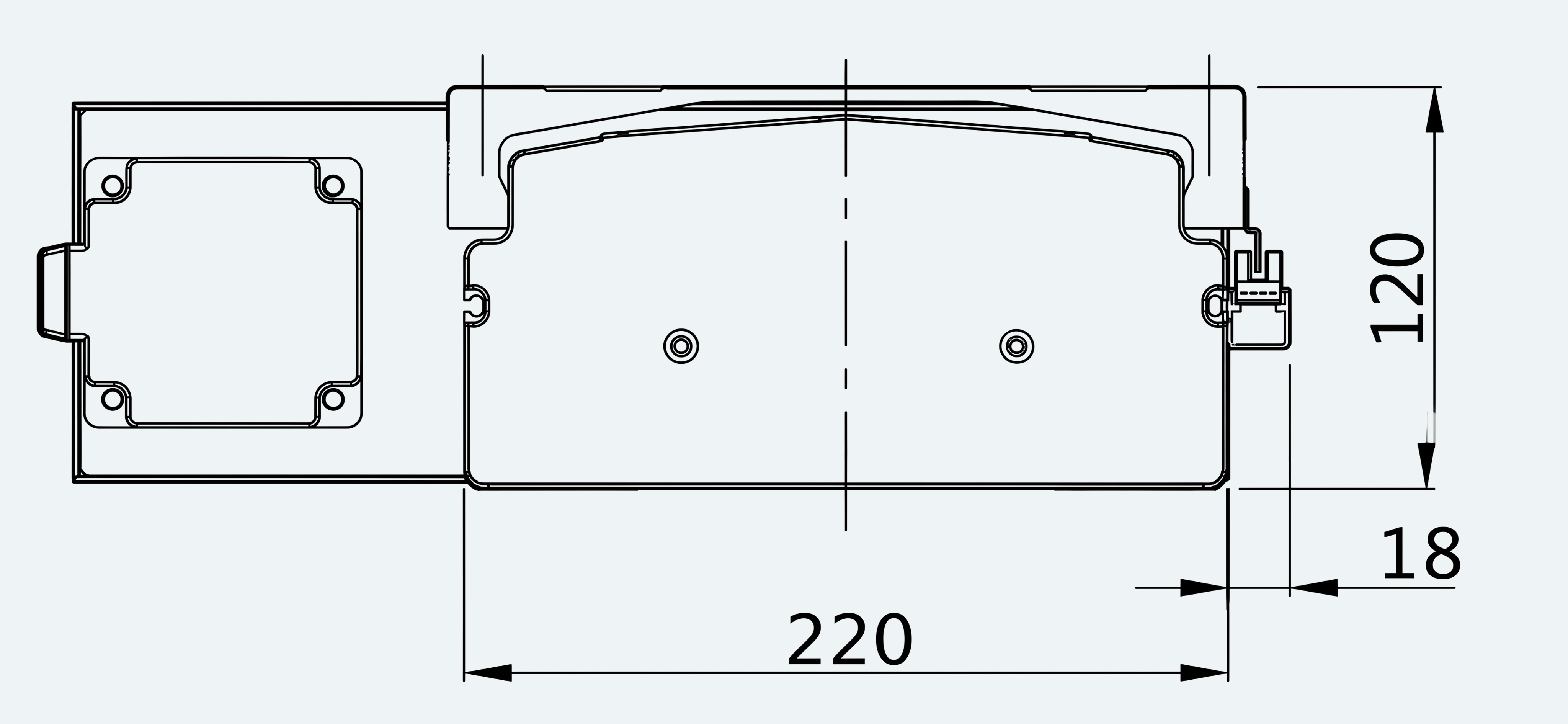 Mechanical View 4 for ES-LM-BS62-S0100-LREQ-MIREQ-M001