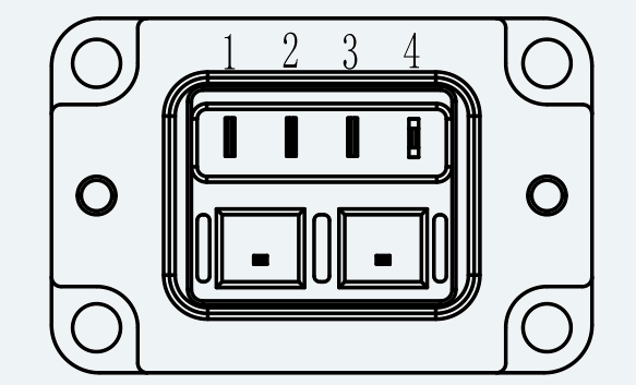 Power Connector Pinout for ES-SM-A03-060D-T0P64NM-200W-003