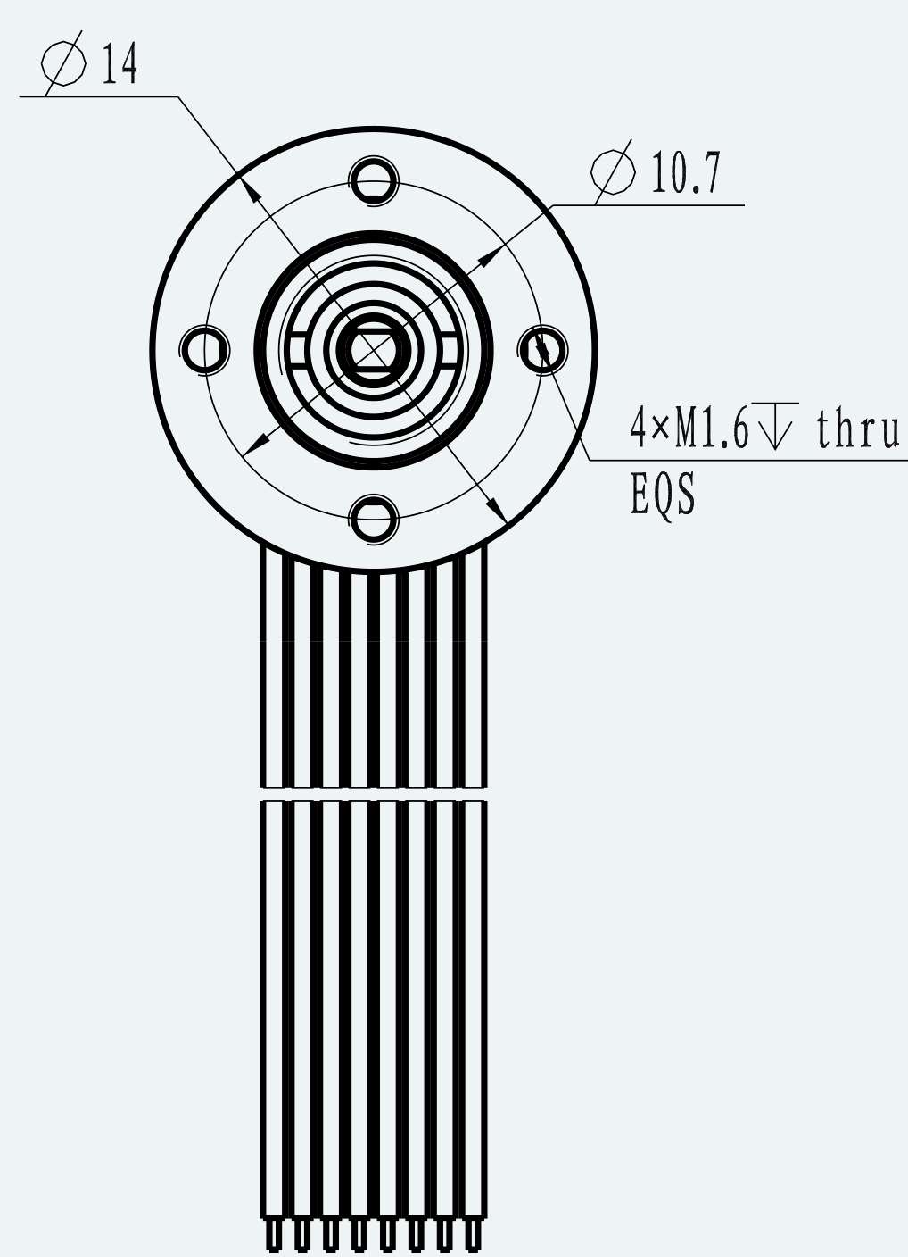 Mechanical View 2 for ES-CM-BL06-M001