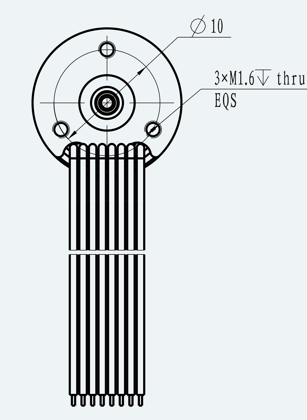 Mechanical View 3 for ES-CM-BL06-M001