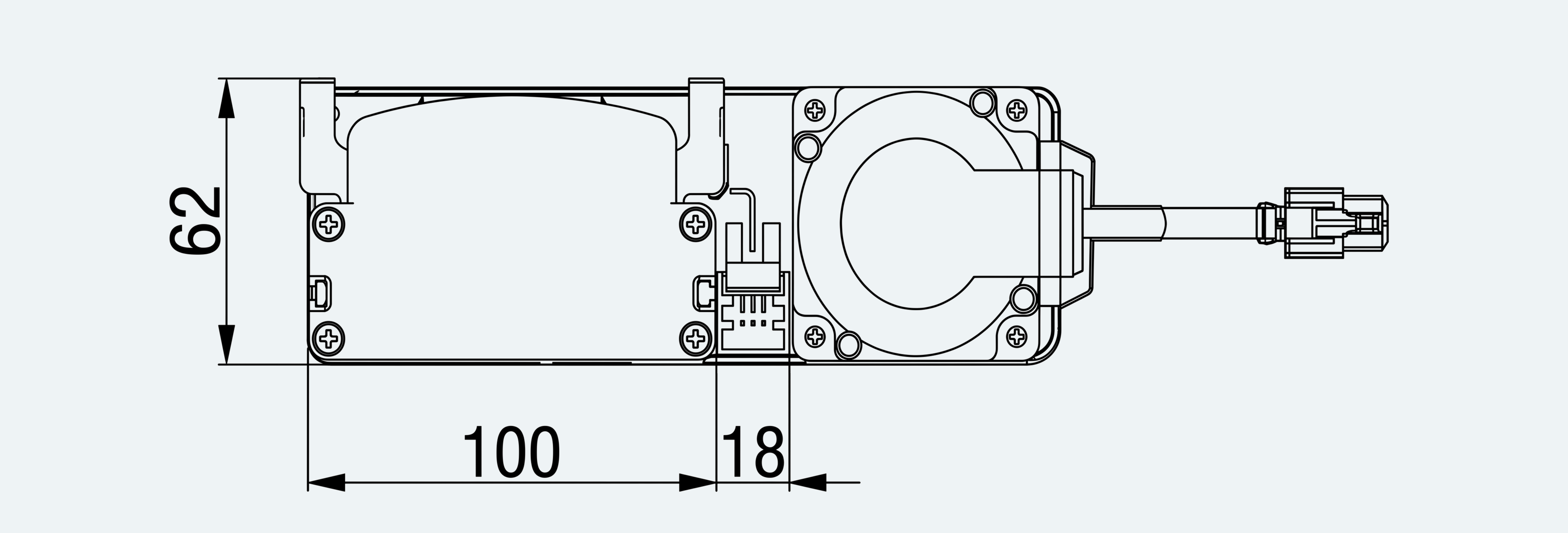 Mechanical View 4 for ES-LM-BS06-S0060-LREQ-MI01-M001