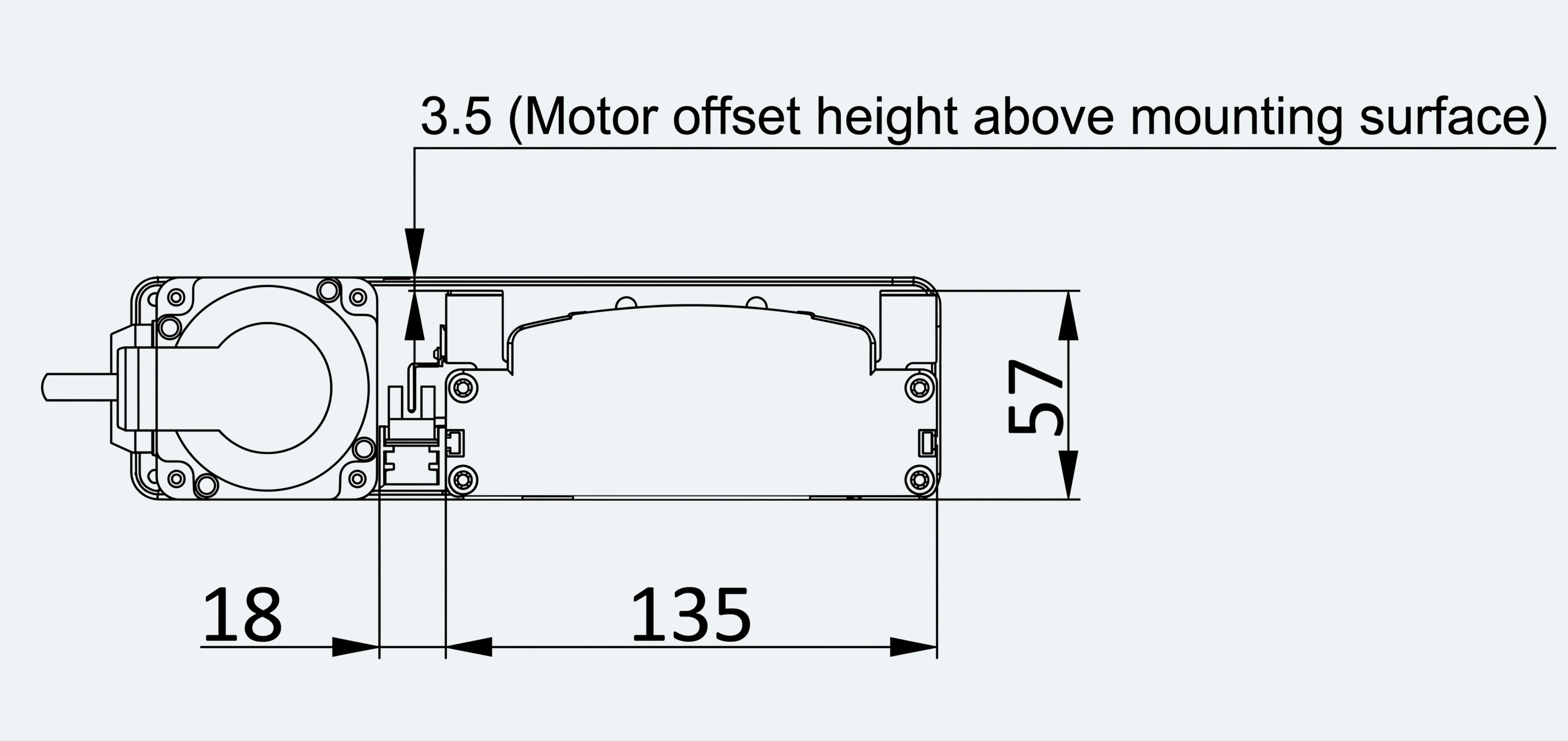 Mechanical View 3 for ES-LM-BS11-S0060-LREQ-MI01-M001