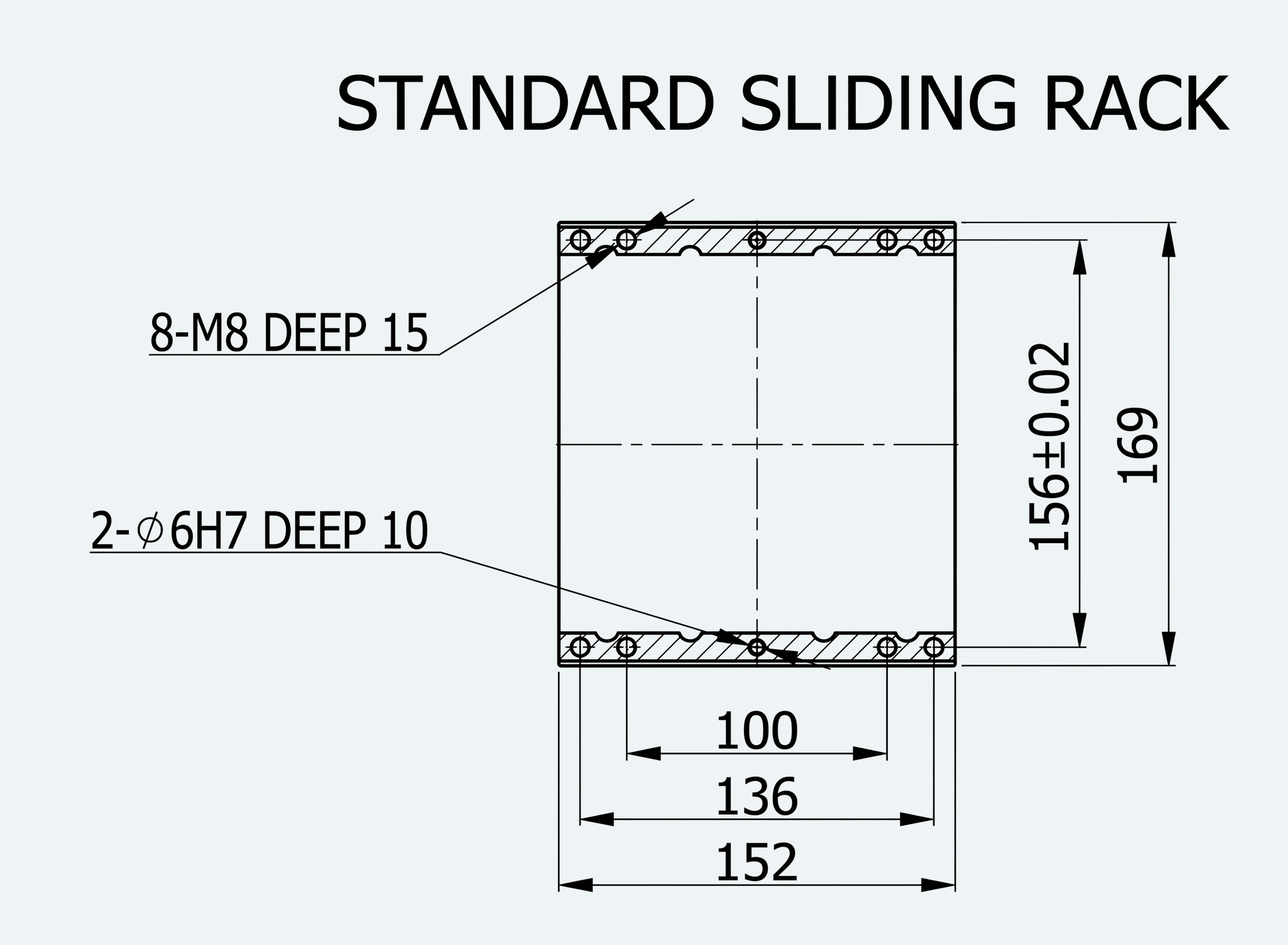 Mechanical View 2 for ES-LM-BS18-S0060-LREQ-MI01-M001