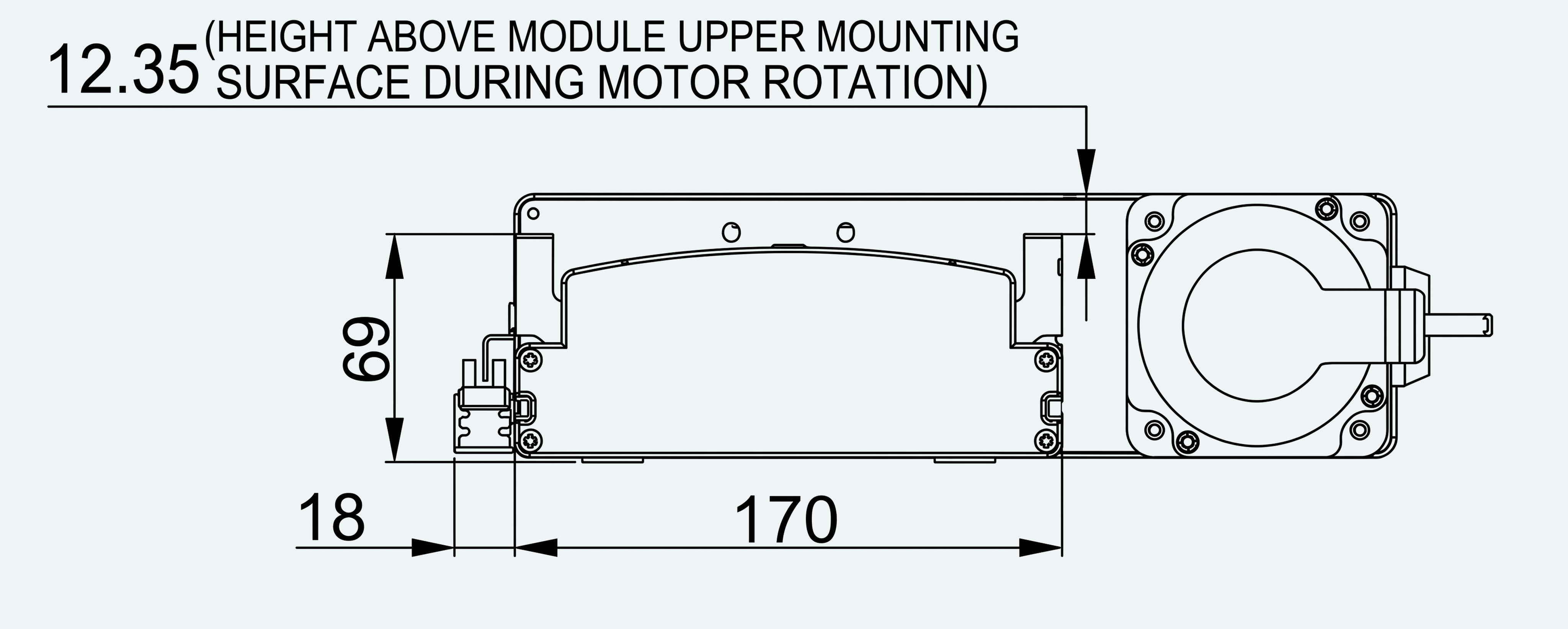 Mechanical View 4 for ES-LM-BS18-S0060-LREQ-MI01-M001