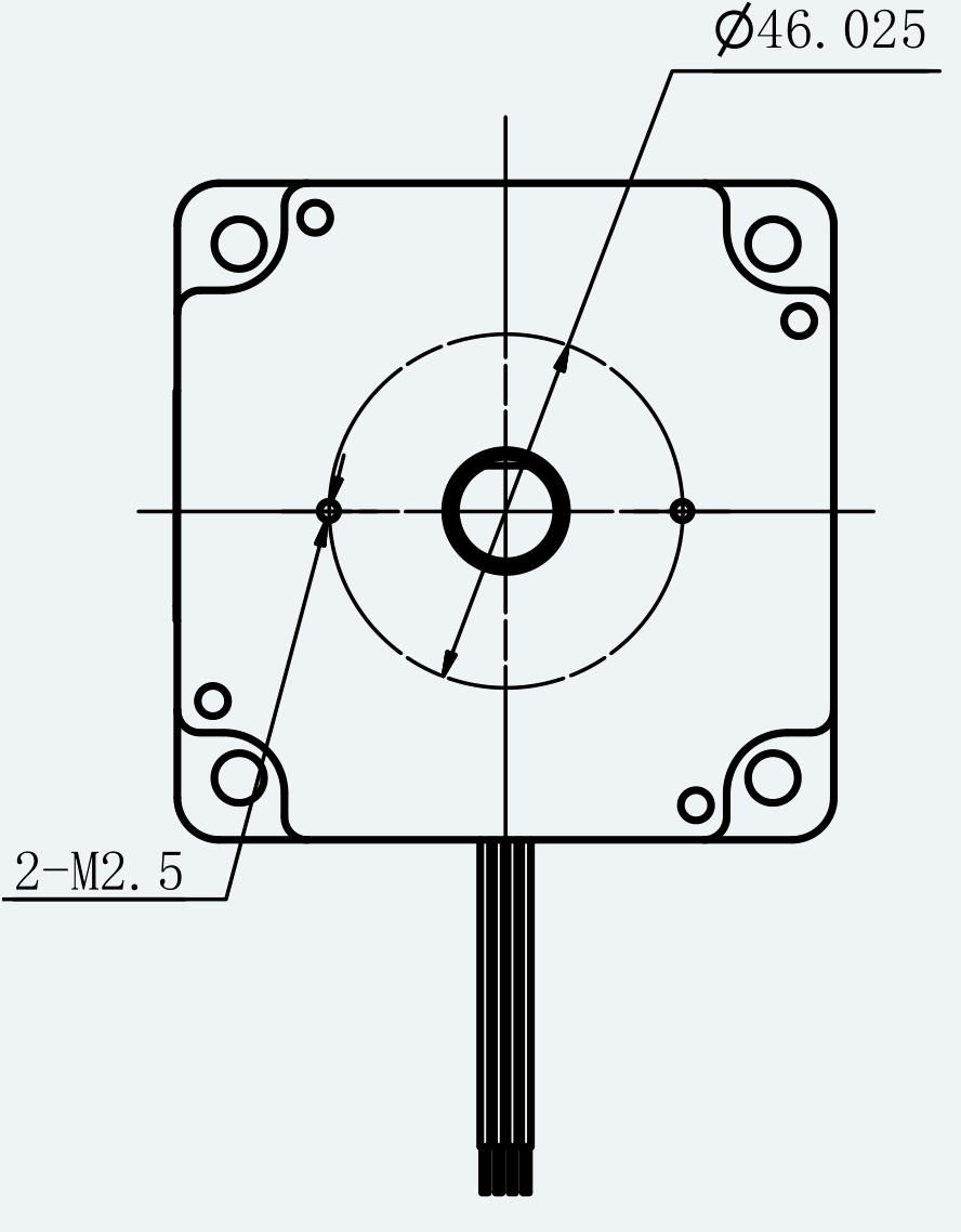 Mechanical View 2 for ES-ST-34H2075-450-4BL