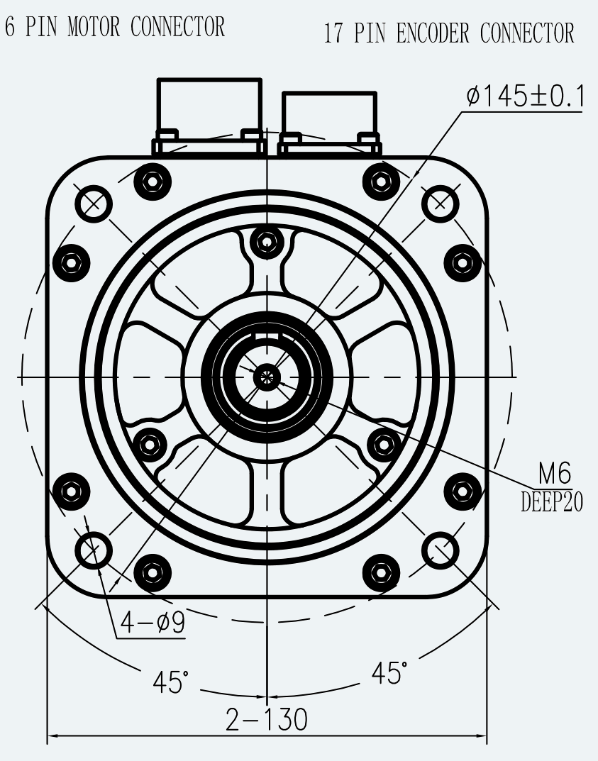 Mechanical View 2 for ES-SM-A02-130D-T7P5NM-1570W-001