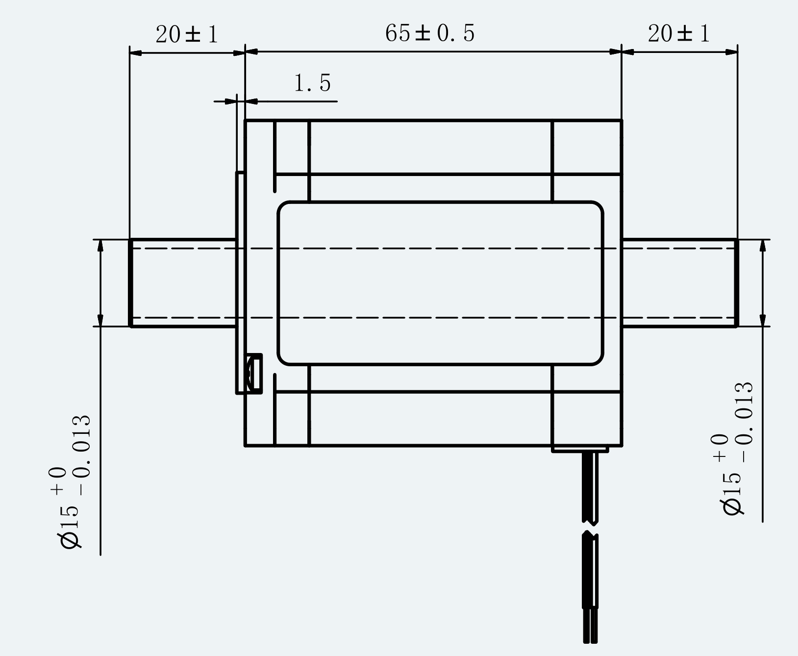 Mechanical View 1 for ES-ST-23HS2065-4D-250