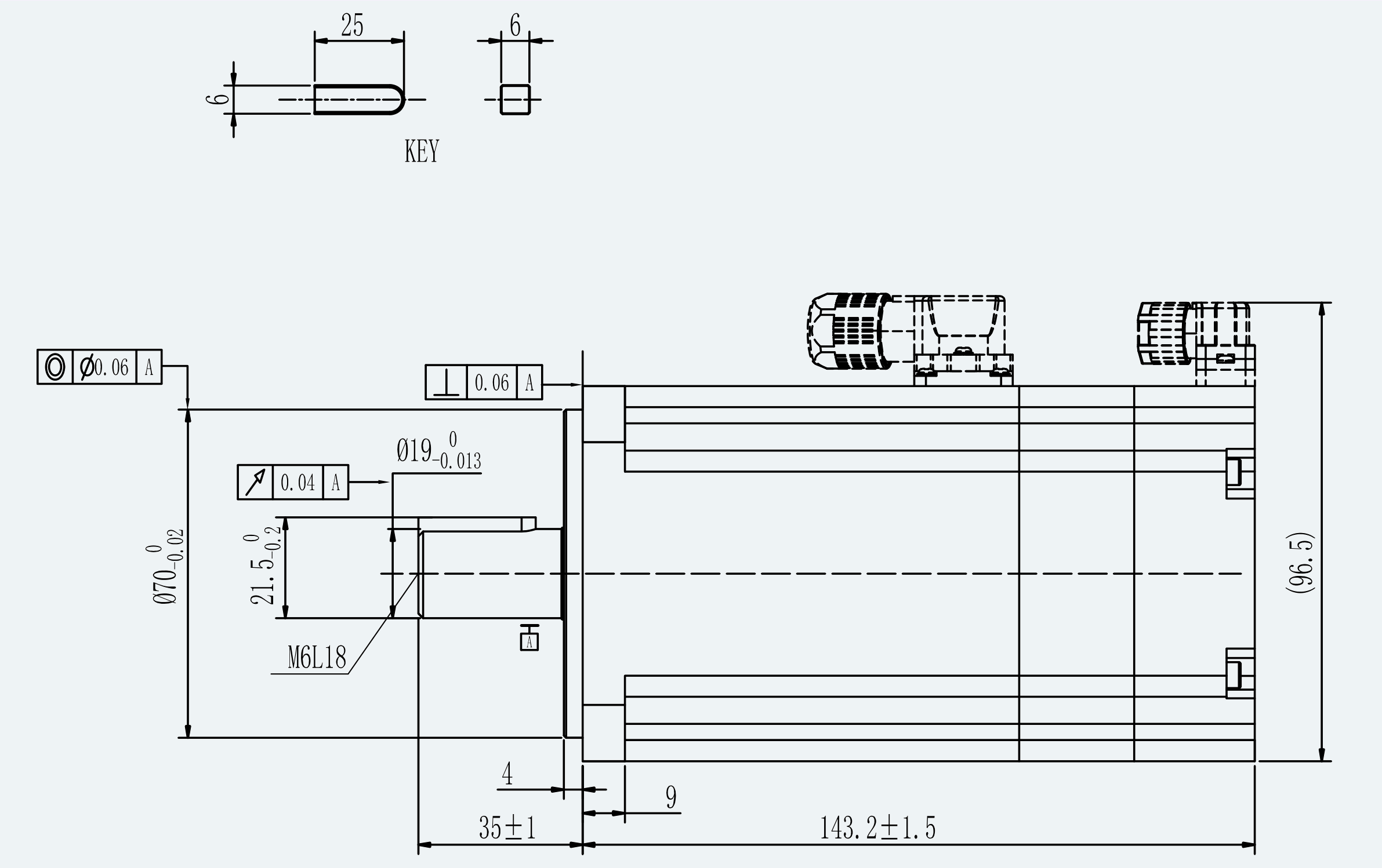 Mechanical View 1 for ES-SM-A03-080S-T3P18NM-1000W-004