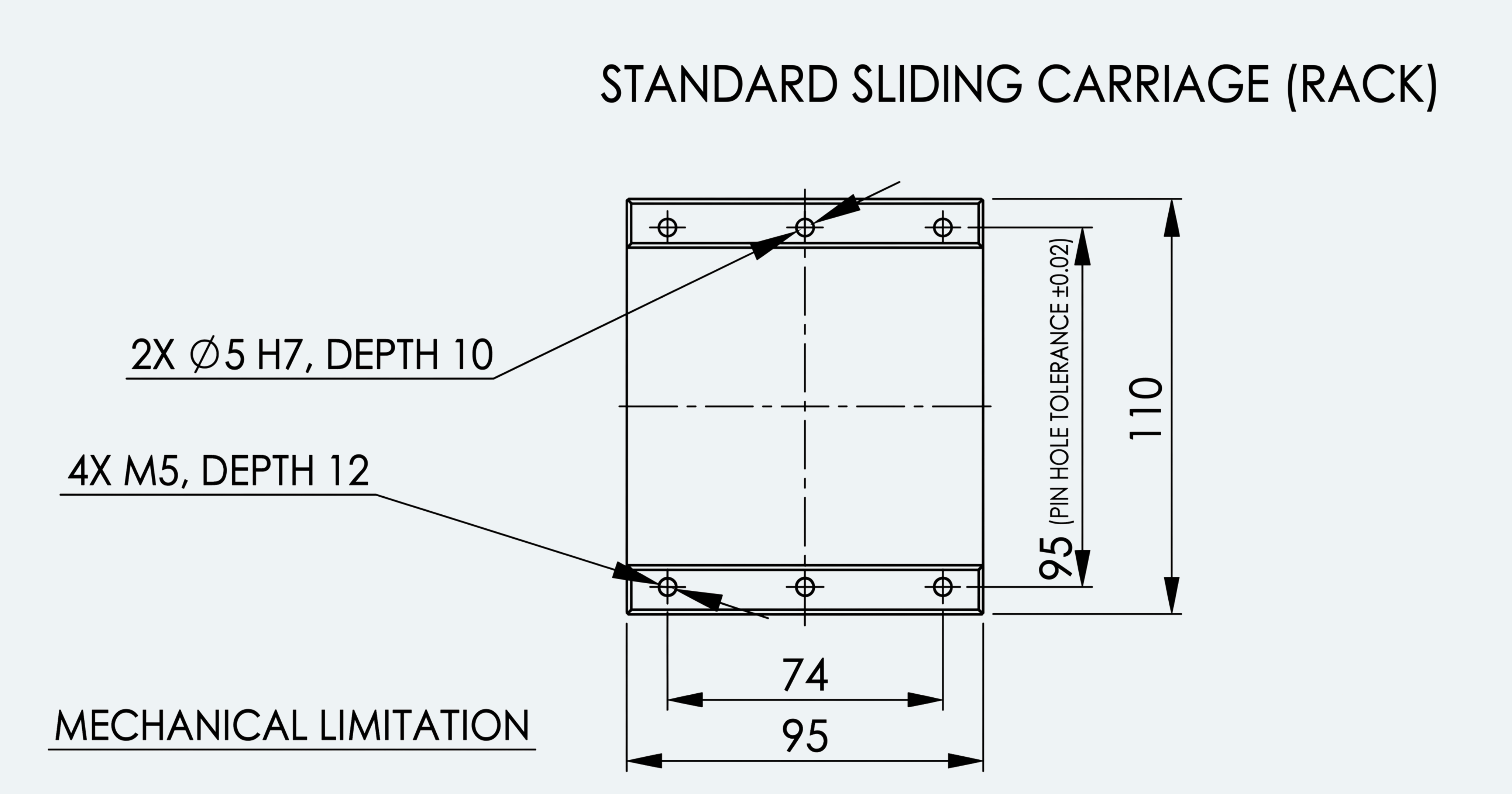 Mechanical View 2 for ES-LM-BS09-S0060-LREQ-MI01-M001