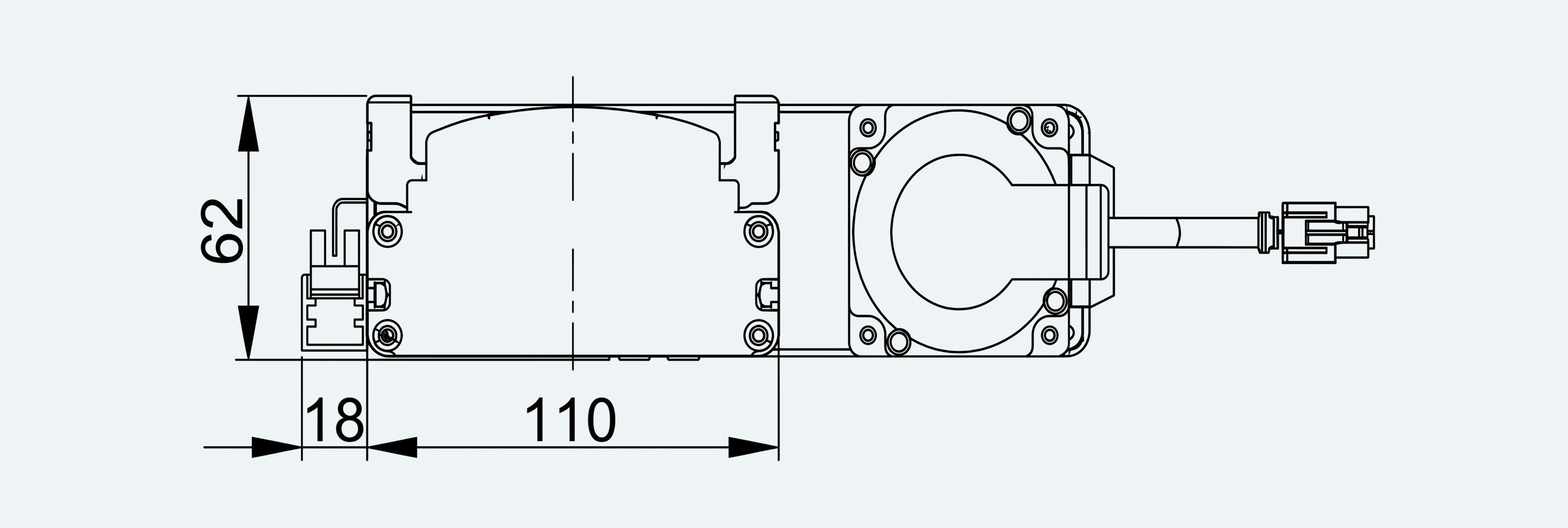 Mechanical View 4 for ES-LM-BS09-S0060-LREQ-MI01-M001