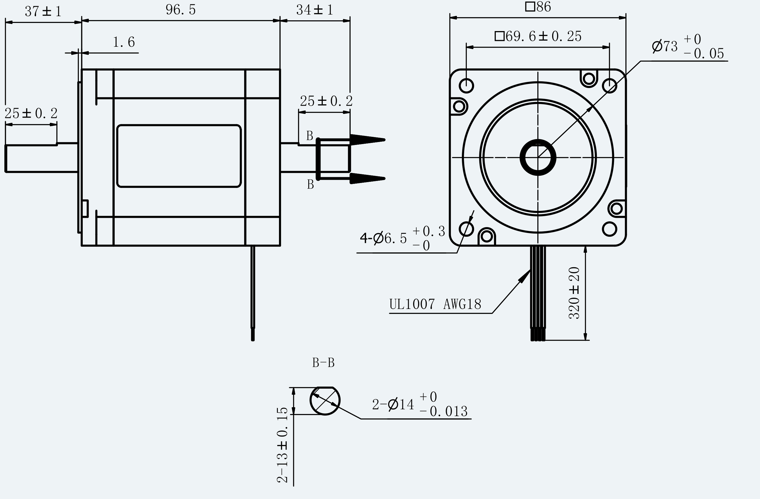 Mechanical View 1 for ES-ST-34H2098-600-4BL