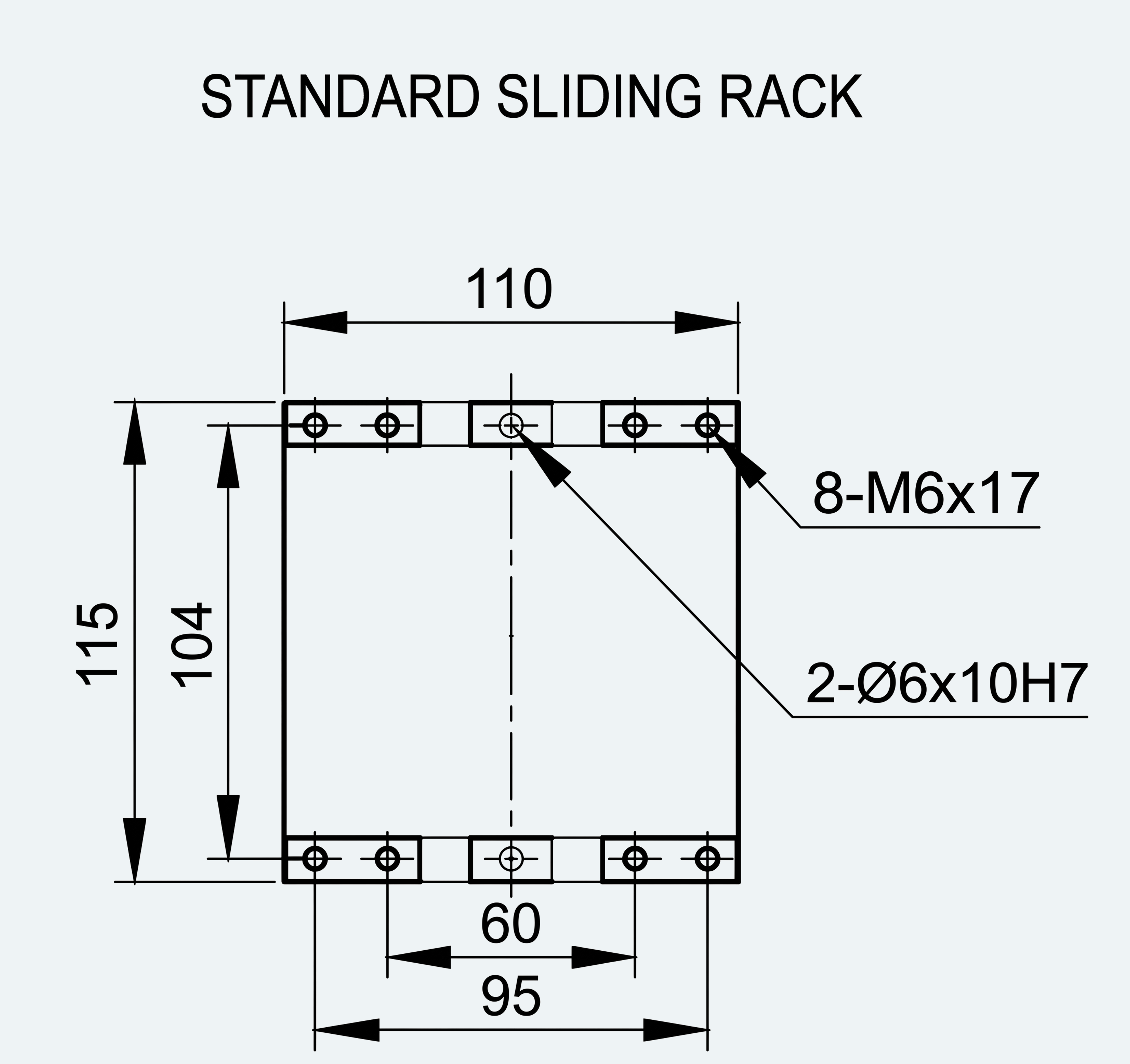 Mechanical View 2 for ES-LM-BS70-S0100-L010-MI01-M001