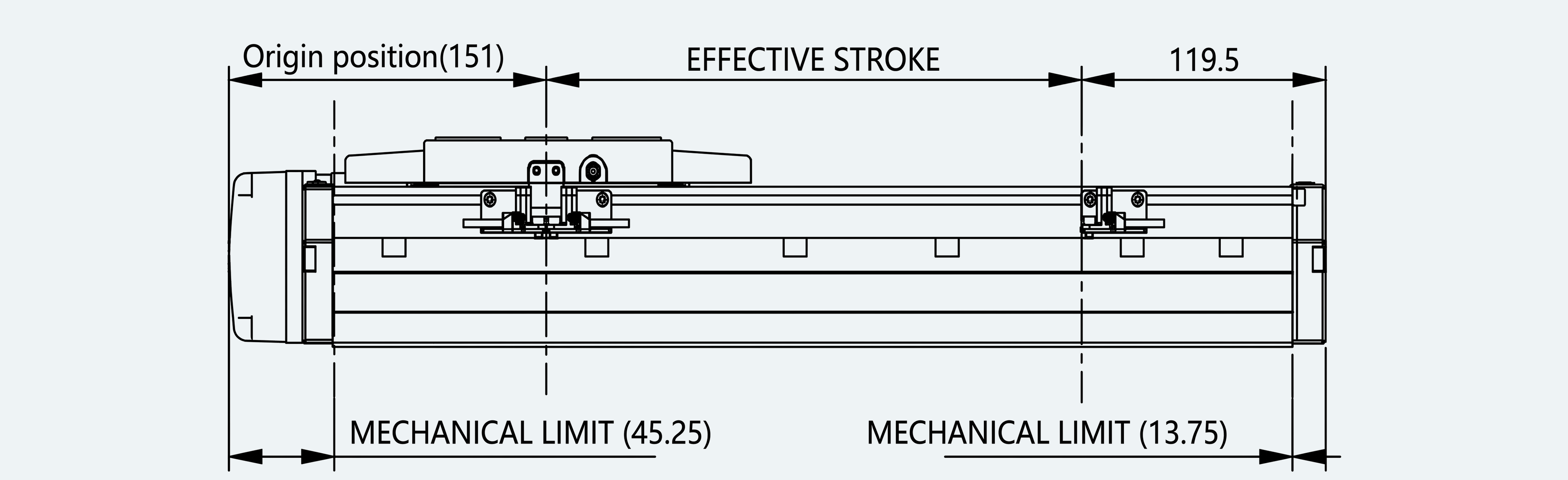 Mechanical View 3 for ES-LM-BS70-S0100-L010-MI01-M001