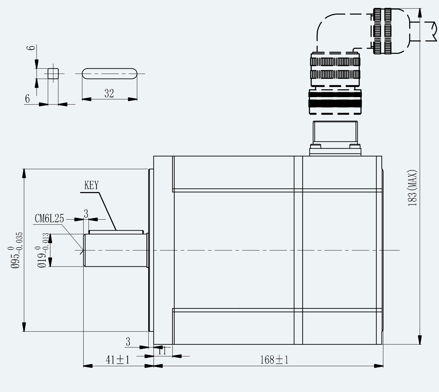 Mechanical View 2 for ES-SM-A02-110D-T4NM-1250W-001