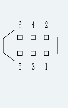 Feedback Connector Pinout for ES-SM-A01-060S-T0P64NM-200W-005
