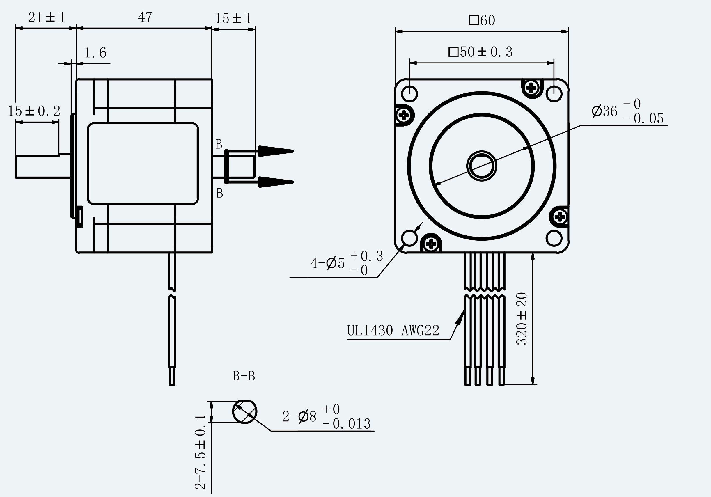 Mechanical View 1 for ES-ST-24H2047-200-4BL