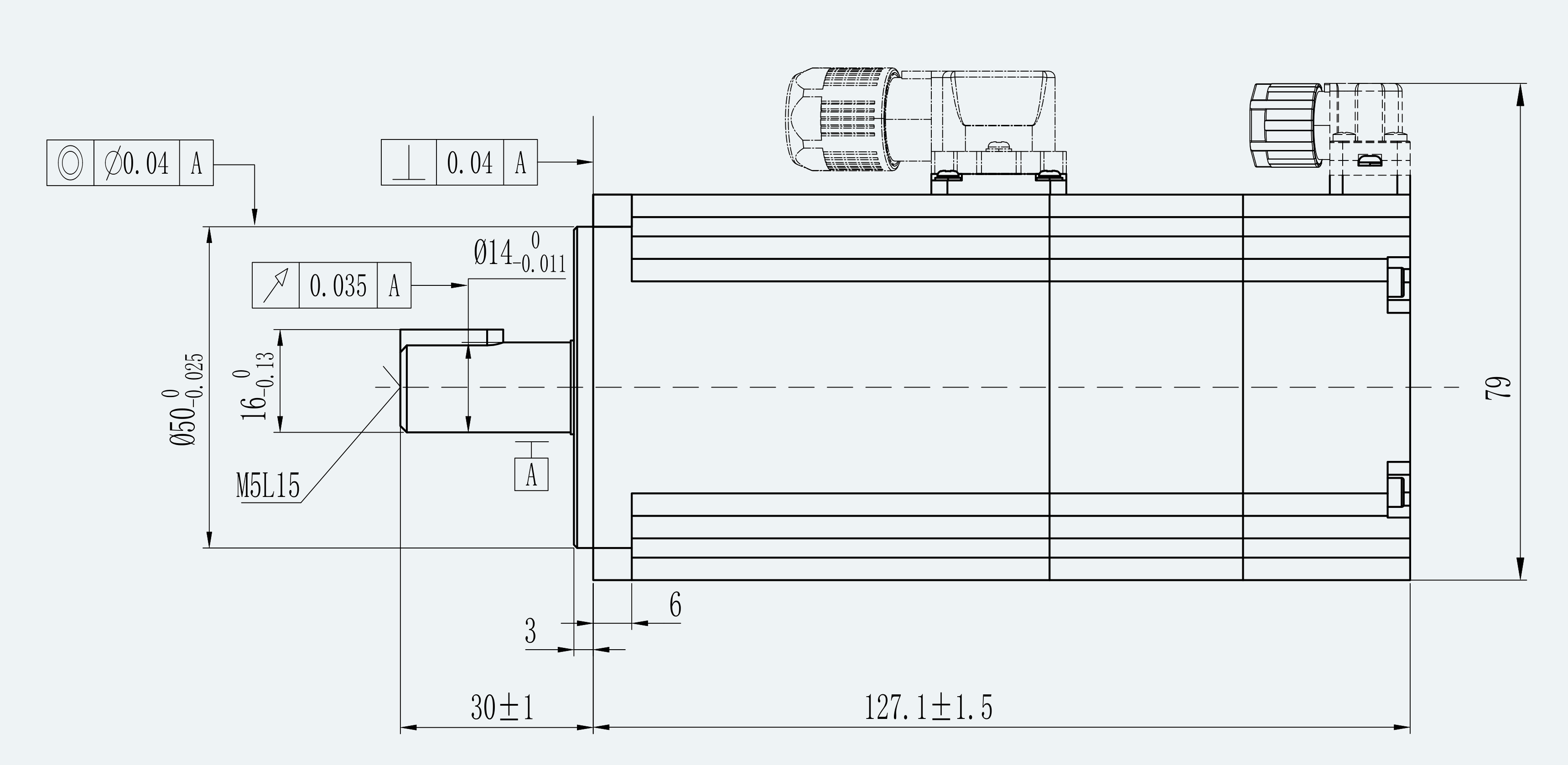 Mechanical View 3 for ES-SM-A03-060S-T1P27NM-400W-002