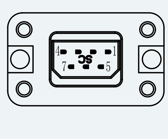 Feedback Connector Pinout for ES-SM-A03-060S-T1P27NM-400W-002