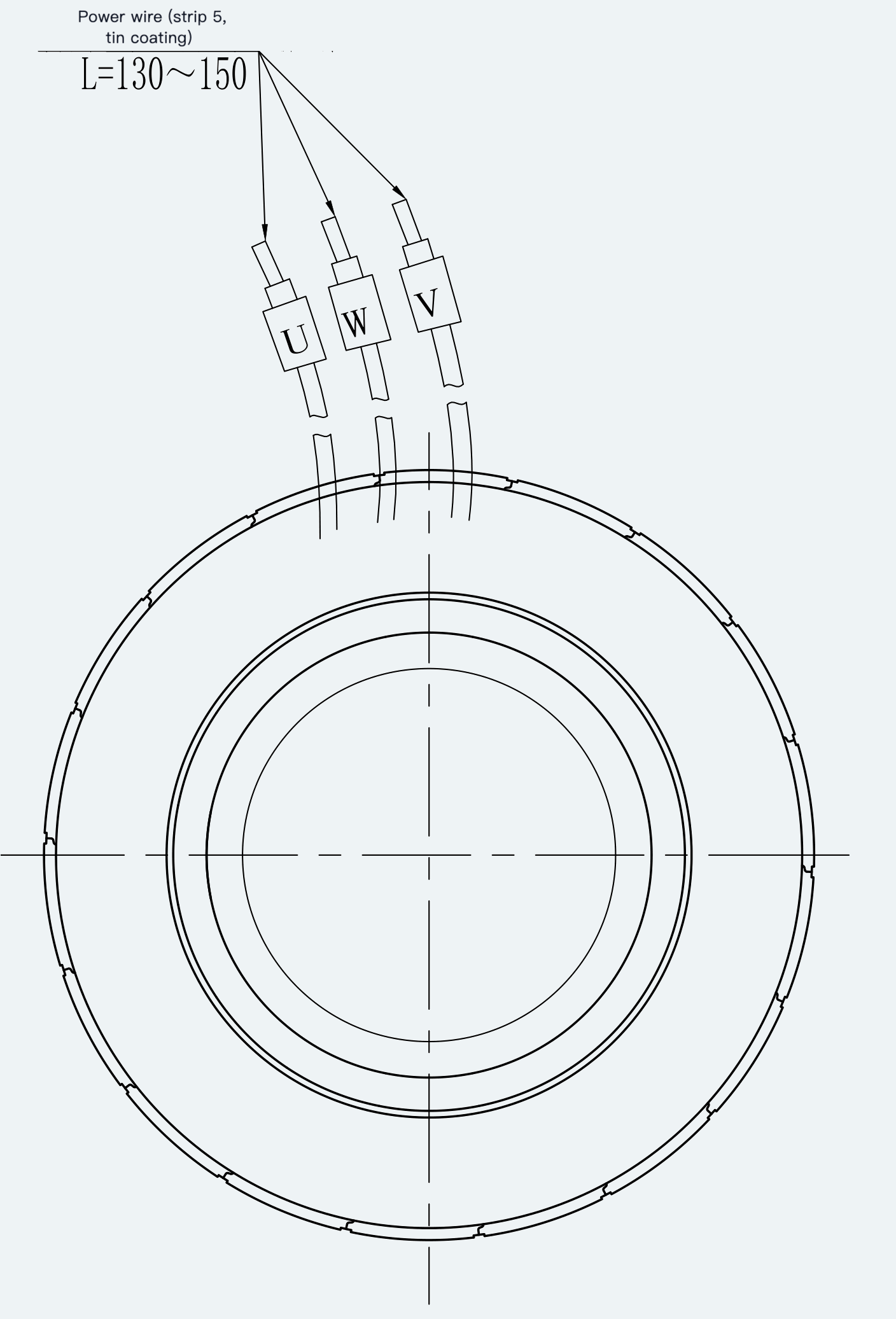 Mechanical View 1 for ES-FM-U01-OD057-T0P32NM-001