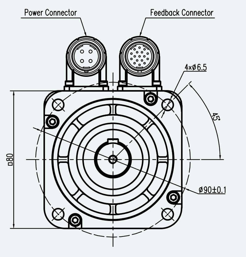 Mechanical View 2 for ES-SM-A02-080S-T2P39NM-750W-002