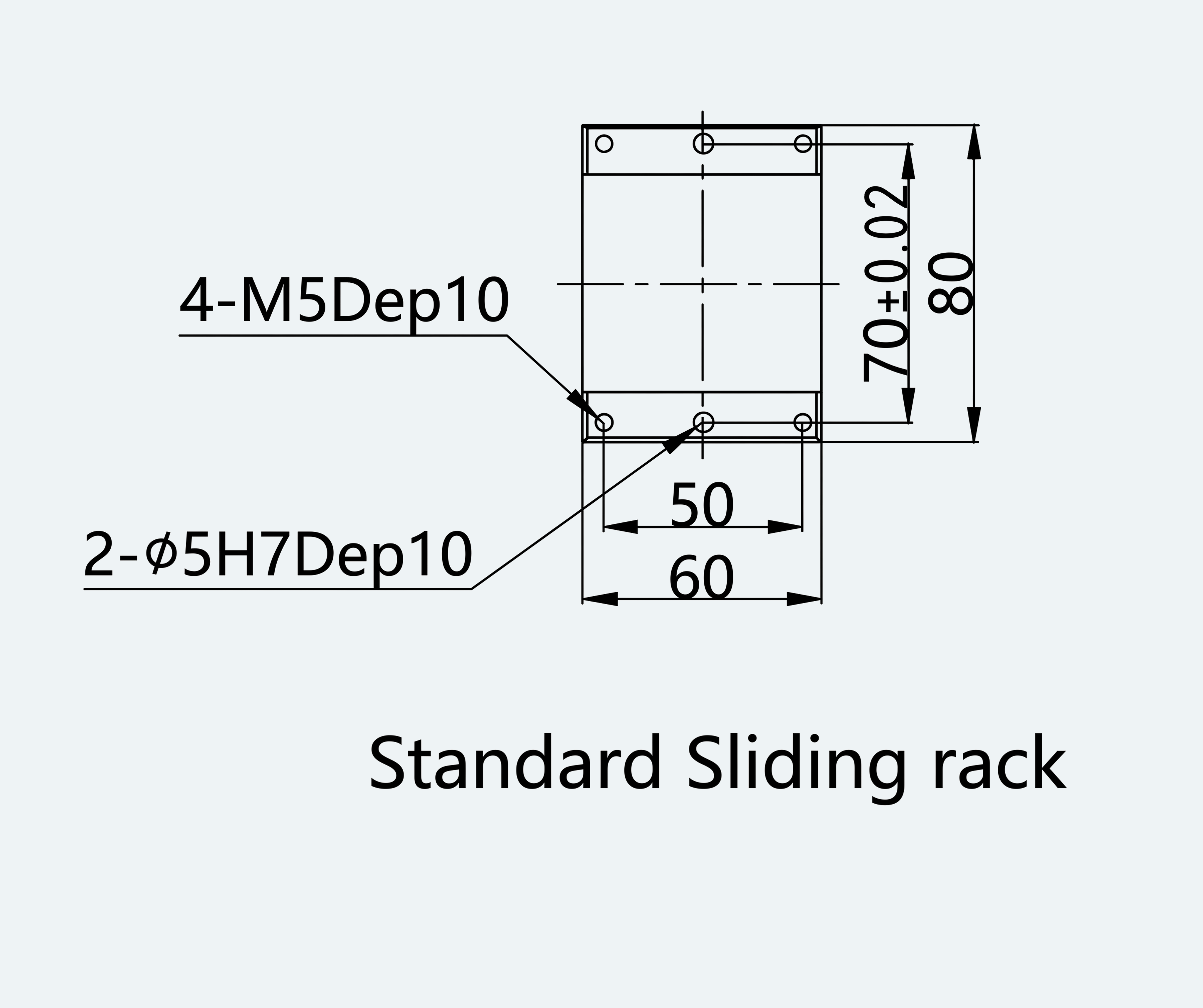 Mechanical View 2 for ES-LM-BS44-S0100-LREQ-MIREQ-M001