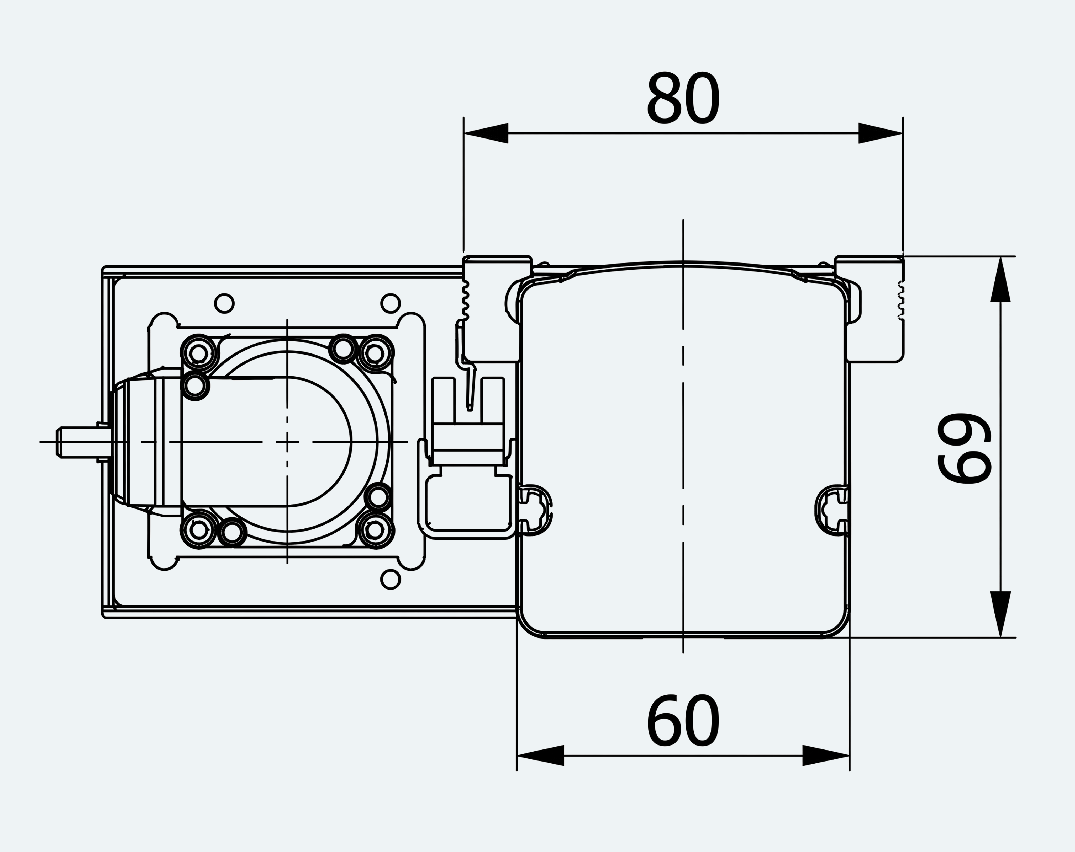 Mechanical View 4 for ES-LM-BS44-S0100-LREQ-MIREQ-M001