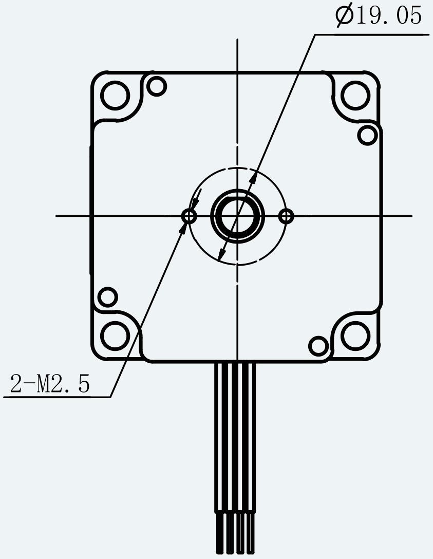 Mechanical View 2 for ES-ST-23H2076-400-4BL