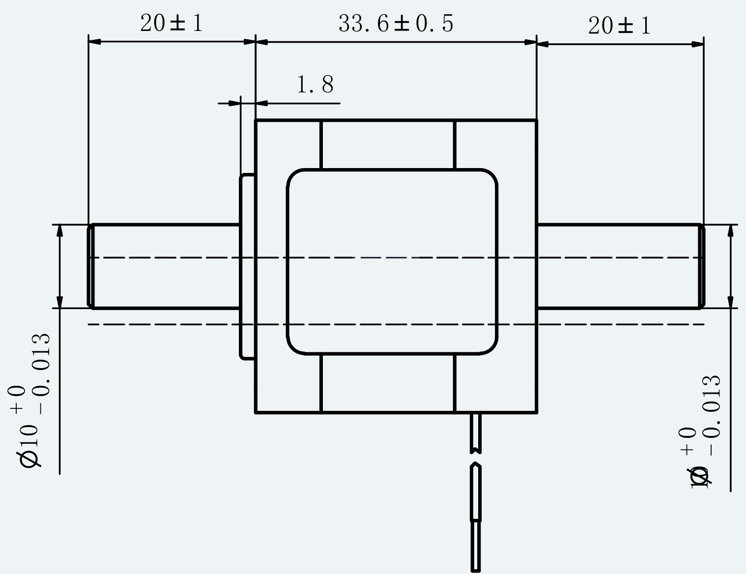 Mechanical View 1 for ES-ST-14HS2033-4D-100