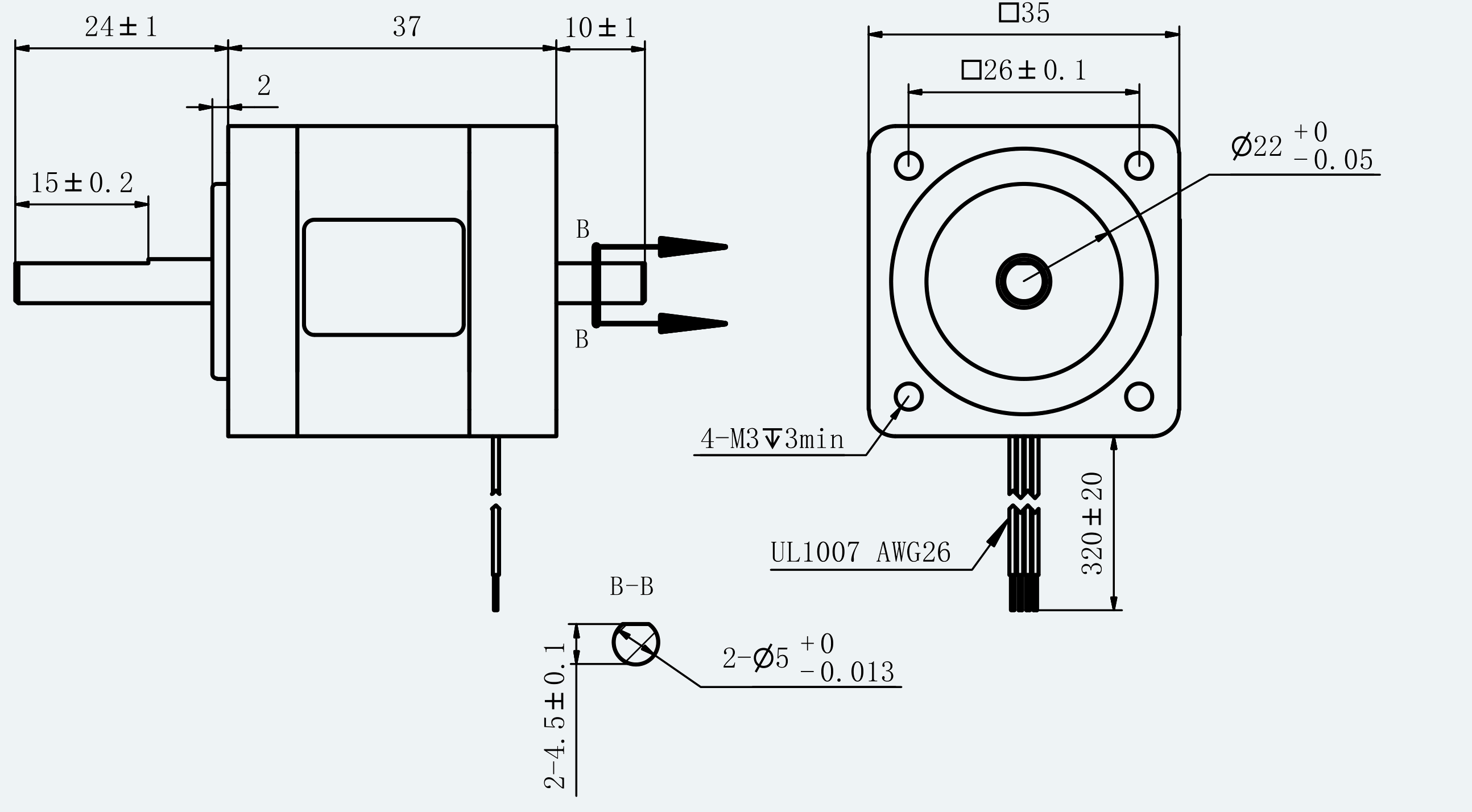 Mechanical View 1 for ES-ST-14H2037-150-4BL