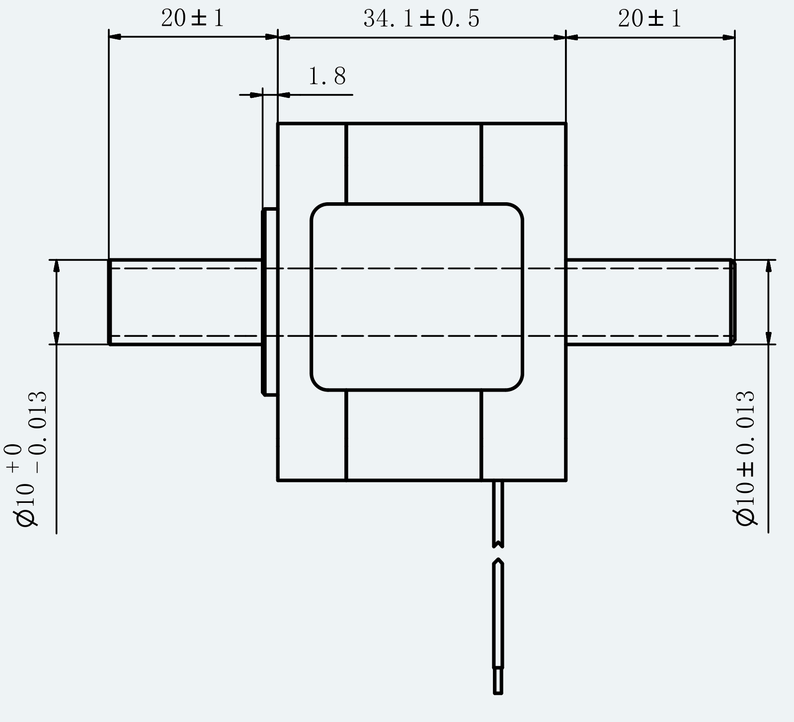 Mechanical View 2 for ES-ST-17HS2034-4D-100