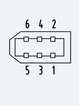 Feedback Connector Pinout for ES-SM-A01-040S-T0P32NM-100W-001