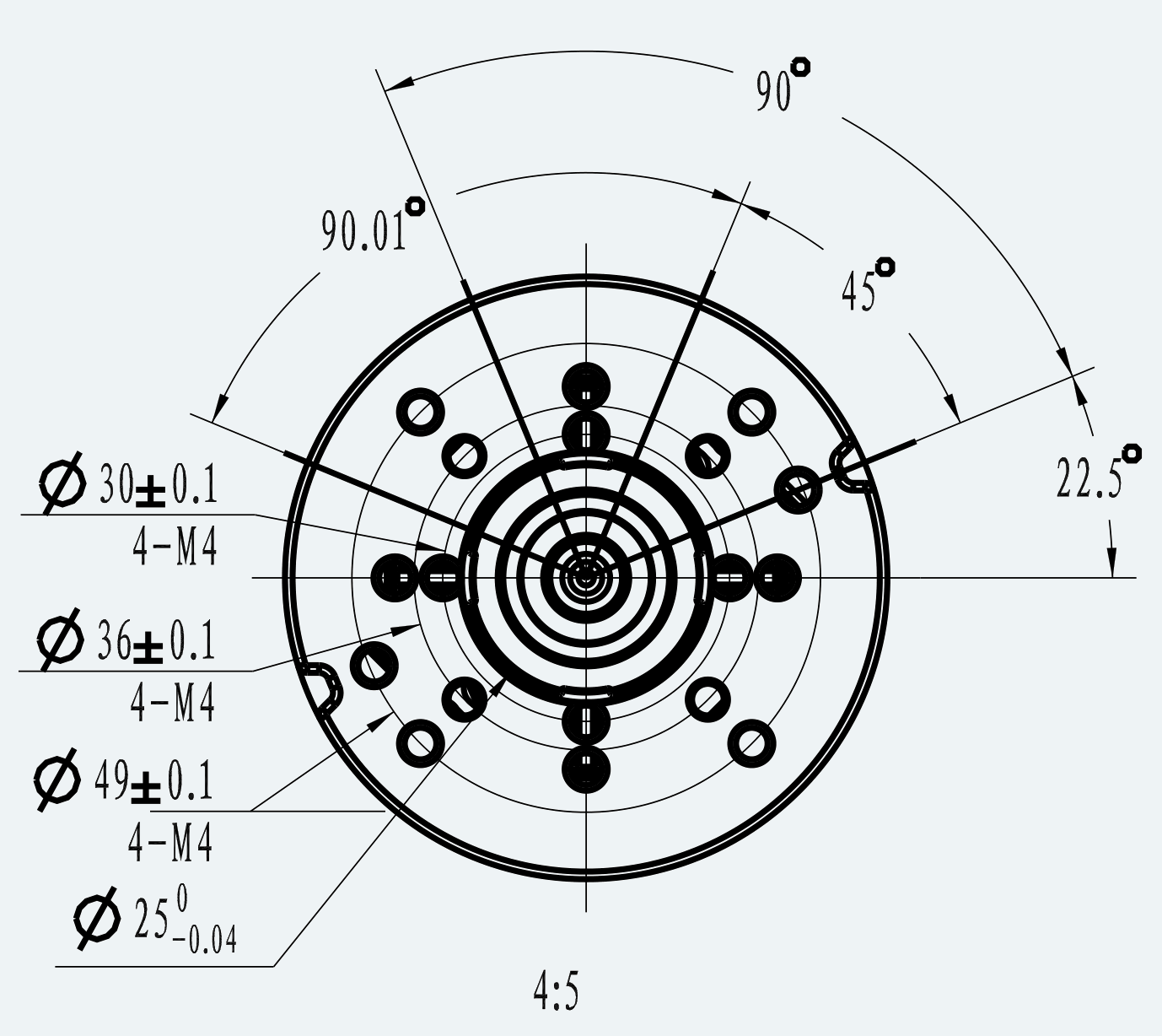 Mechanical View 2 for ES-DC-IC03-M001